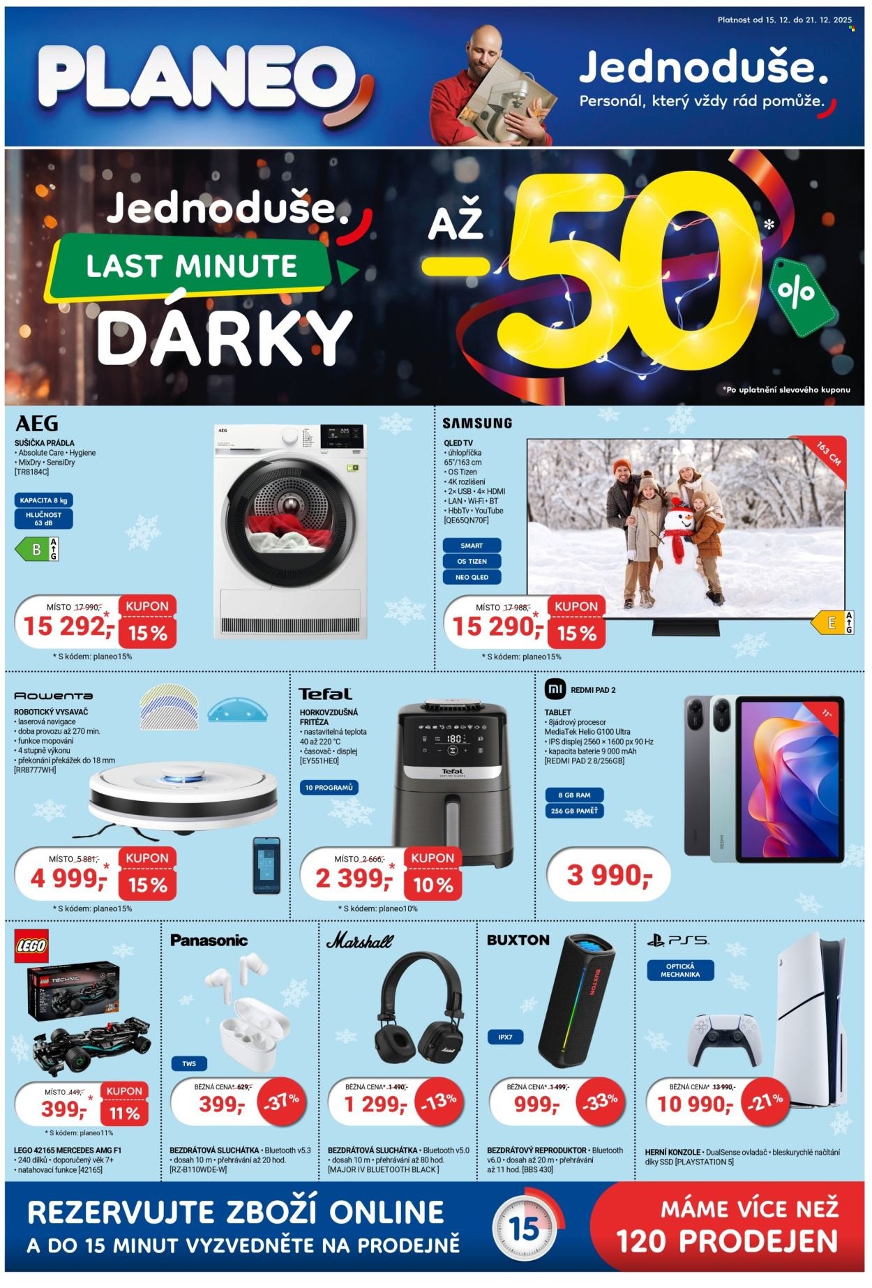 PLANEO ELEKTRO leták - Jednoduše Last Minute dárky (2025-12-15 - 2025-12-21)