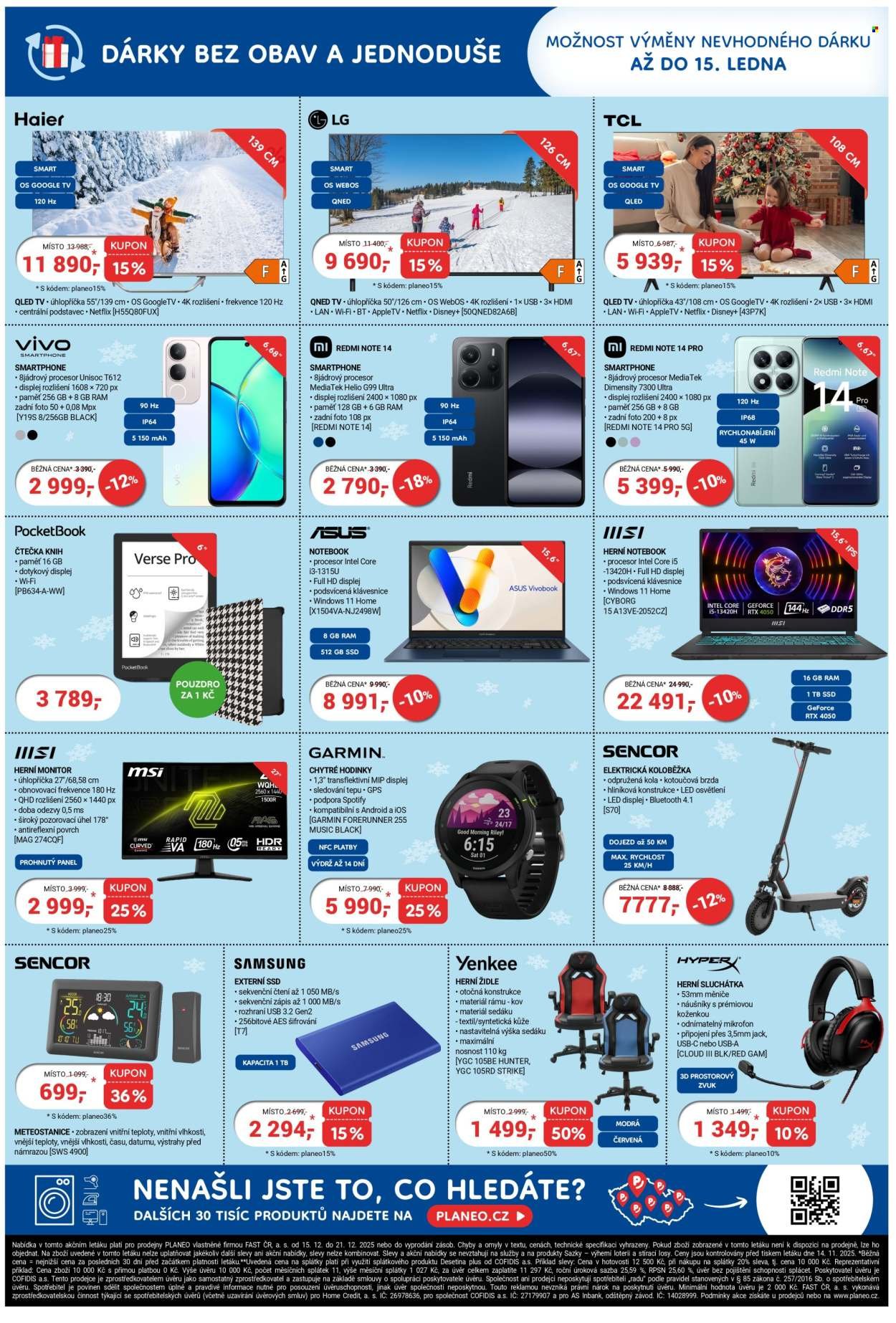 PLANEO ELEKTRO leták - Jednoduše Last Minute dárky (2025-12-15 - 2025-12-21)