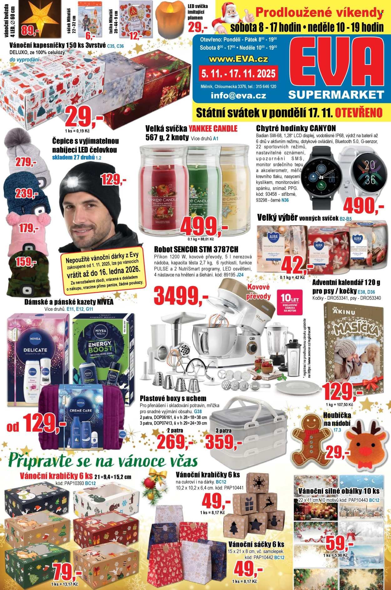 EVA SUPERMARKET leták - Od středy 5.11.2025 (2025-11-05 - 2025-11-17)