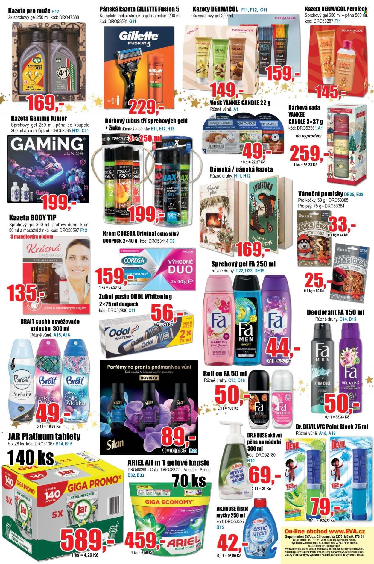EVA SUPERMARKET leták - Od středy 5.11.2025 (2025-11-05 - 2025-11-17)