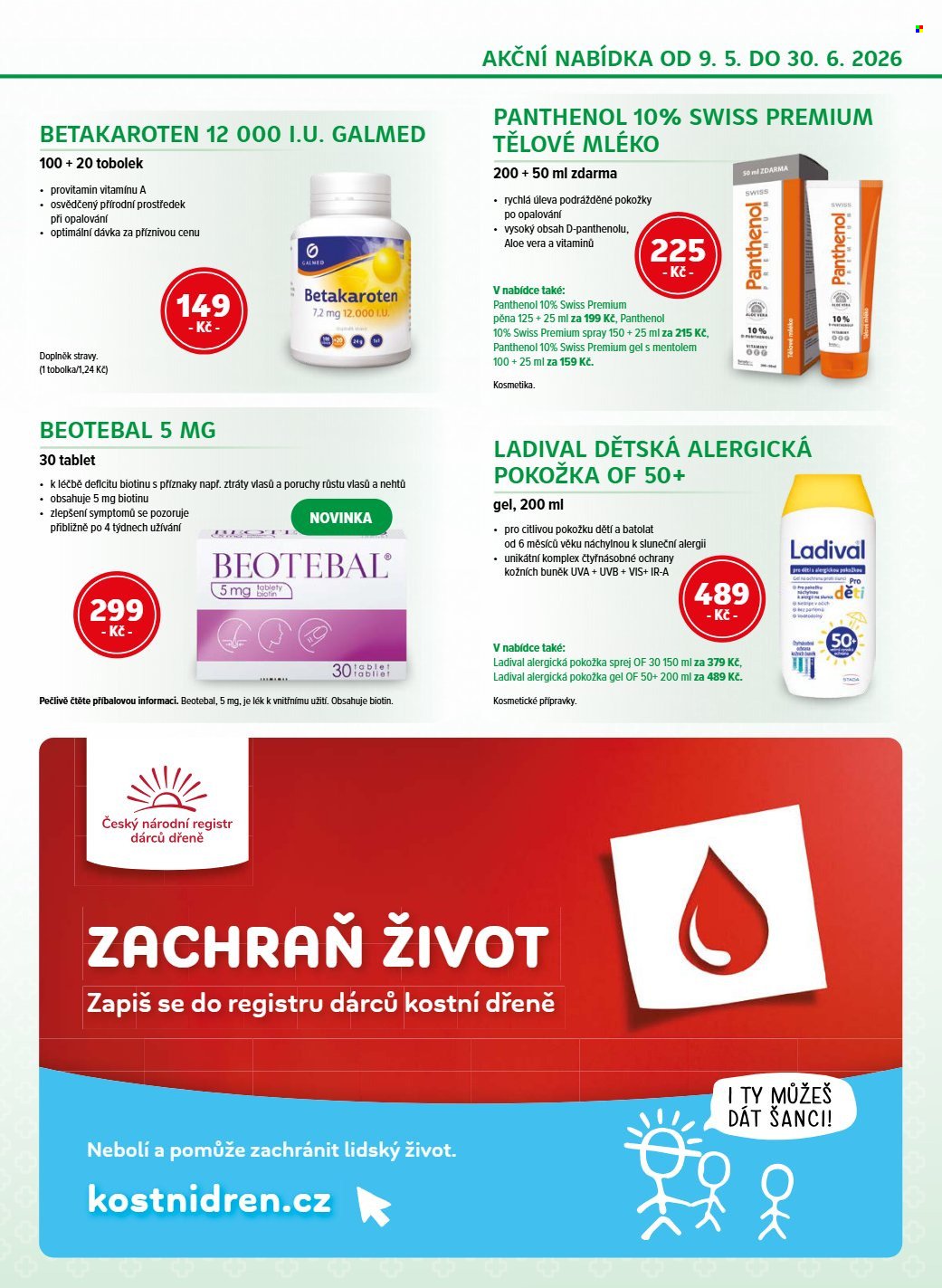 MOJELEKARNA.CZ leták - Akční leták (2026-05-09 - 2026-06-30)