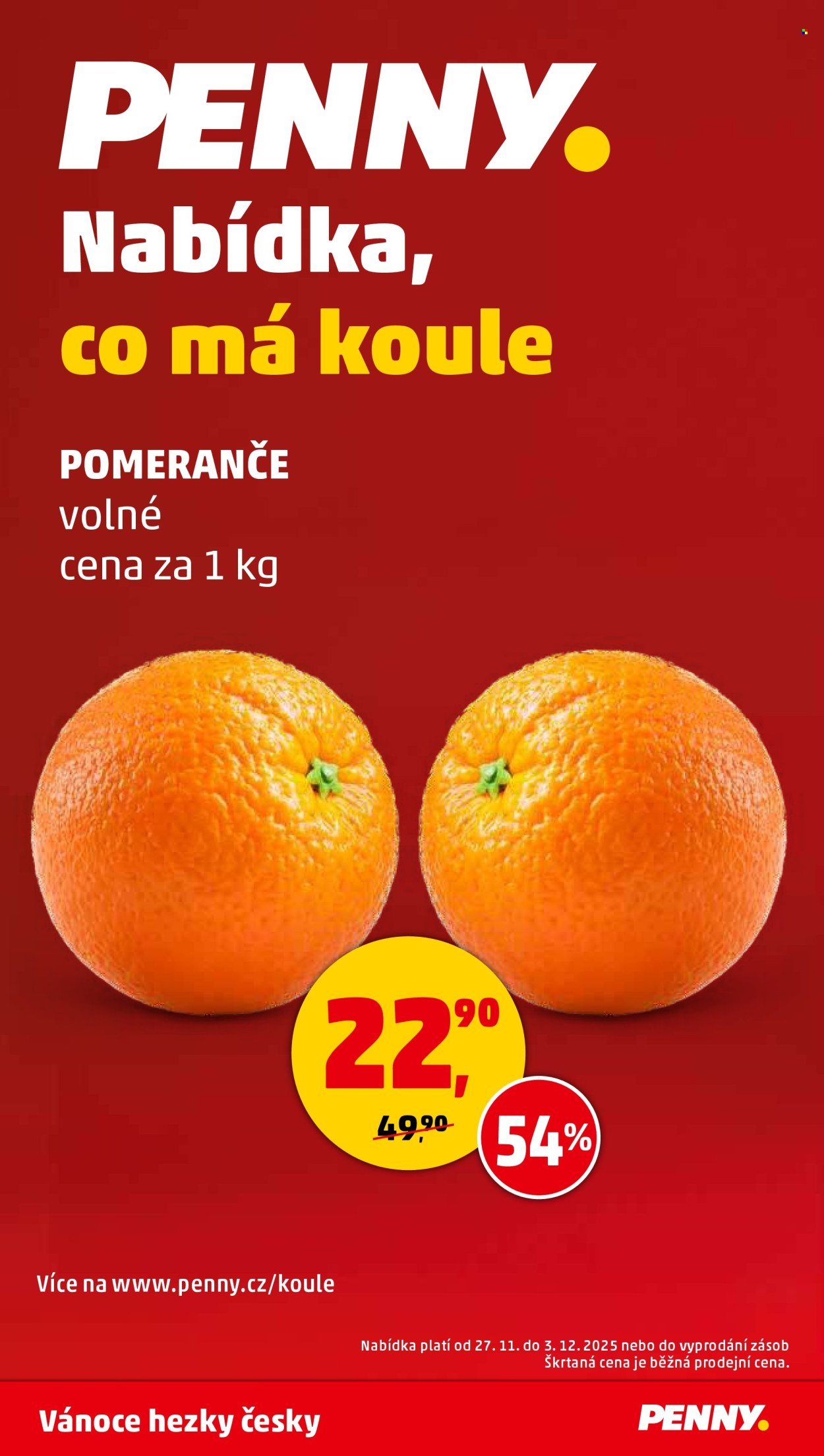 PENNY leták - Vánoce hezky česky (2025-11-27 - 2025-12-03)