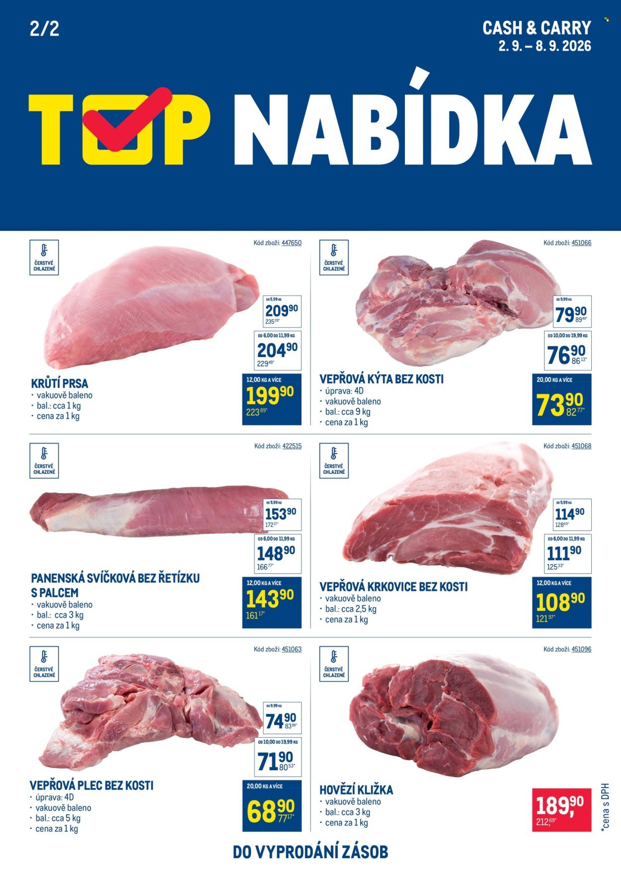 MAKRO leták - TOP maso