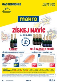 MAKRO leták - Gastronomie (2025-12-17 - 2025-12-31)