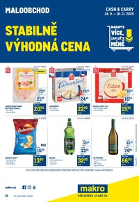 MAKRO leták - Stabilně výhodná cena - maloobchod (2025-09-24 - 2025-11-18)