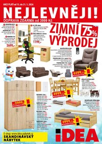 IDEA NÁBYTEK leták - Od čtvrtka 15.1.2026 (2026-01-15 - 2026-01-31)