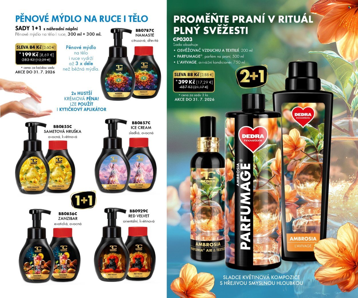 DEDRA leták - Sametová hruška