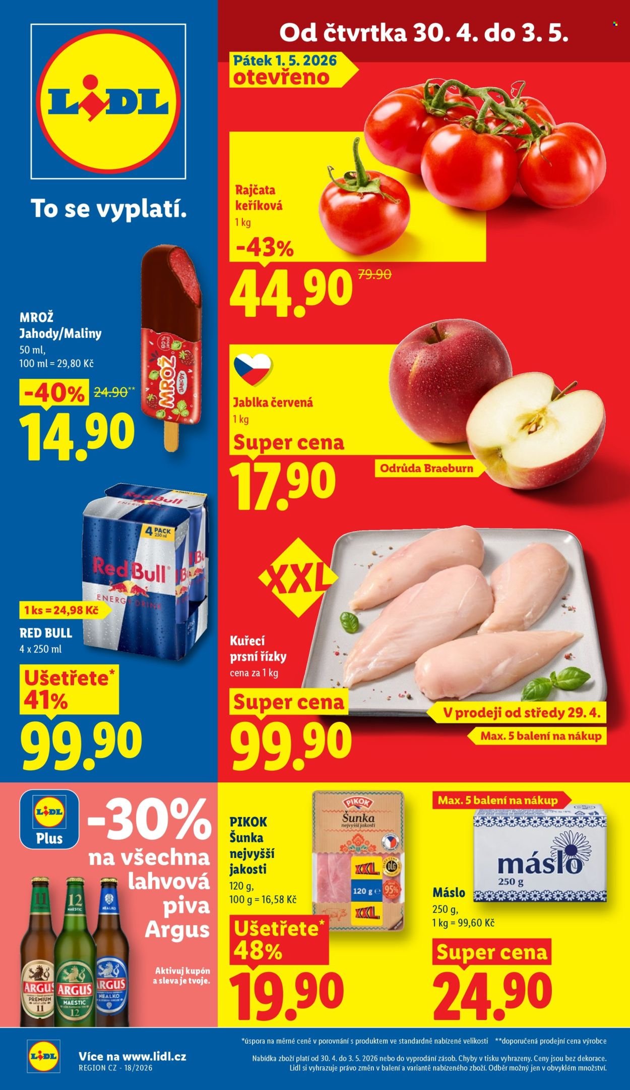 LIDL leták - Od čtvrtka 30.4.2026 (2026-04-30 - 2026-05-03)