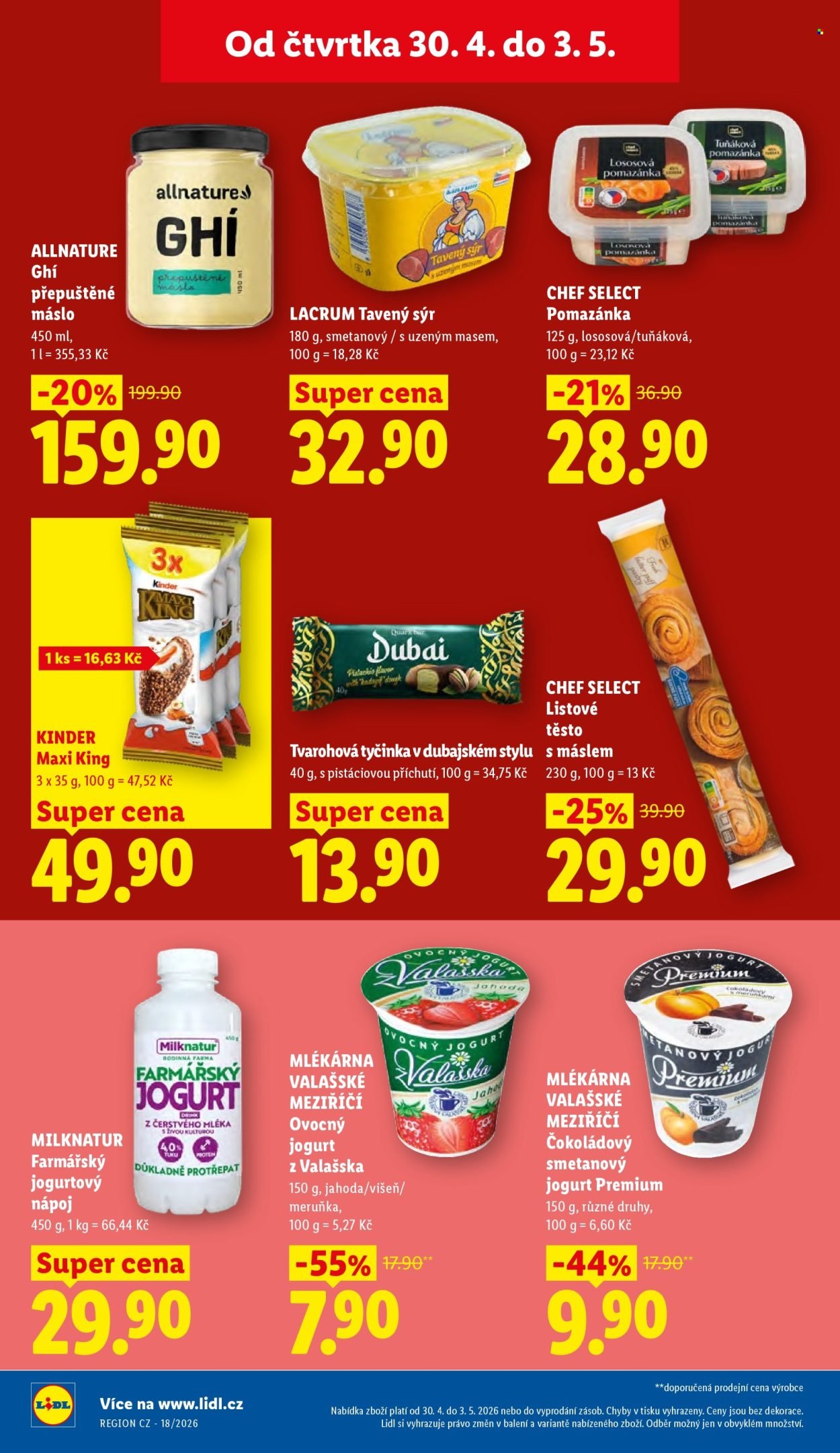 LIDL leták - Od čtvrtka 30.4.2026 (2026-04-30 - 2026-05-03)