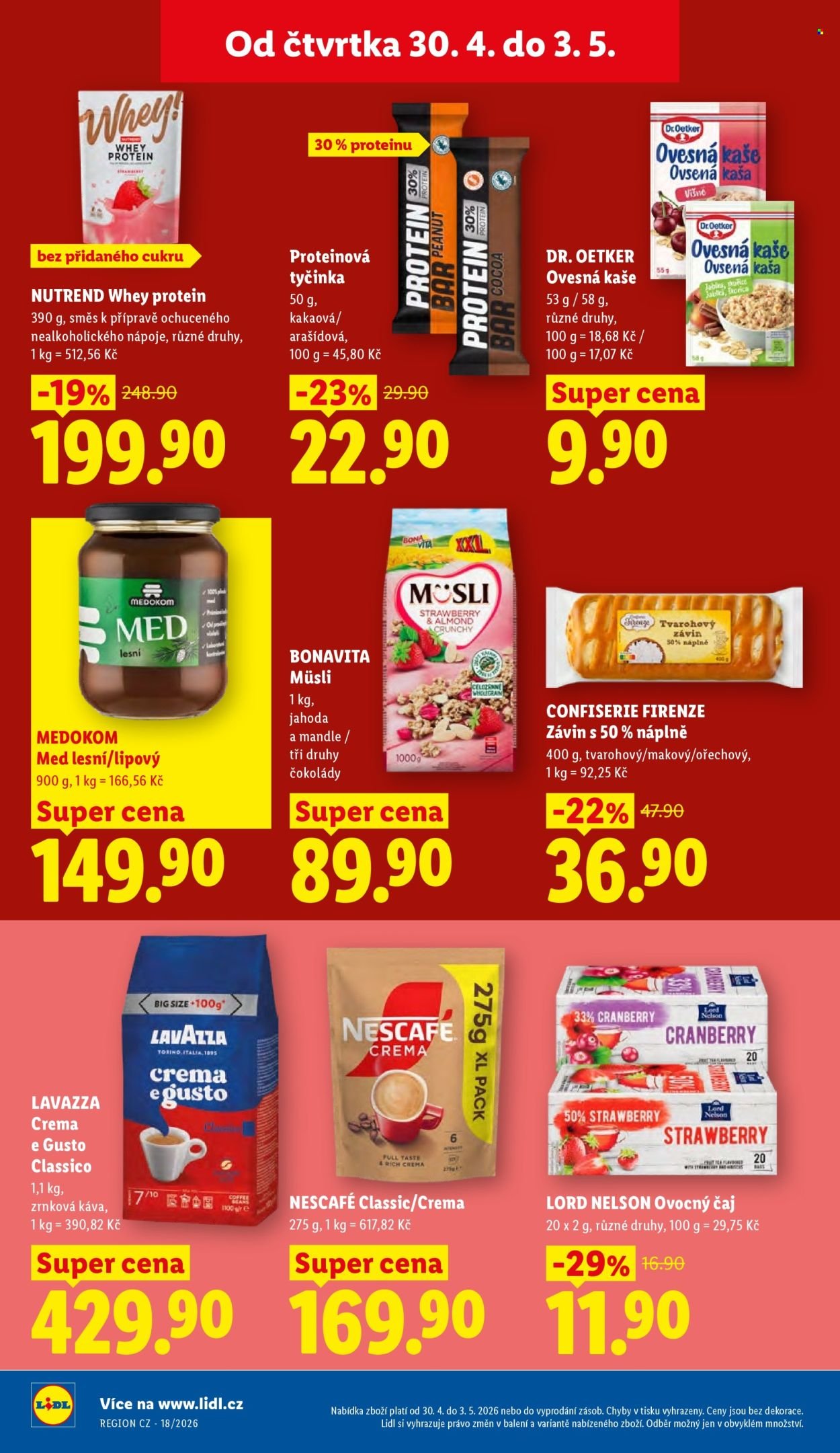 LIDL leták - Od čtvrtka 30.4.2026 (2026-04-30 - 2026-05-03)