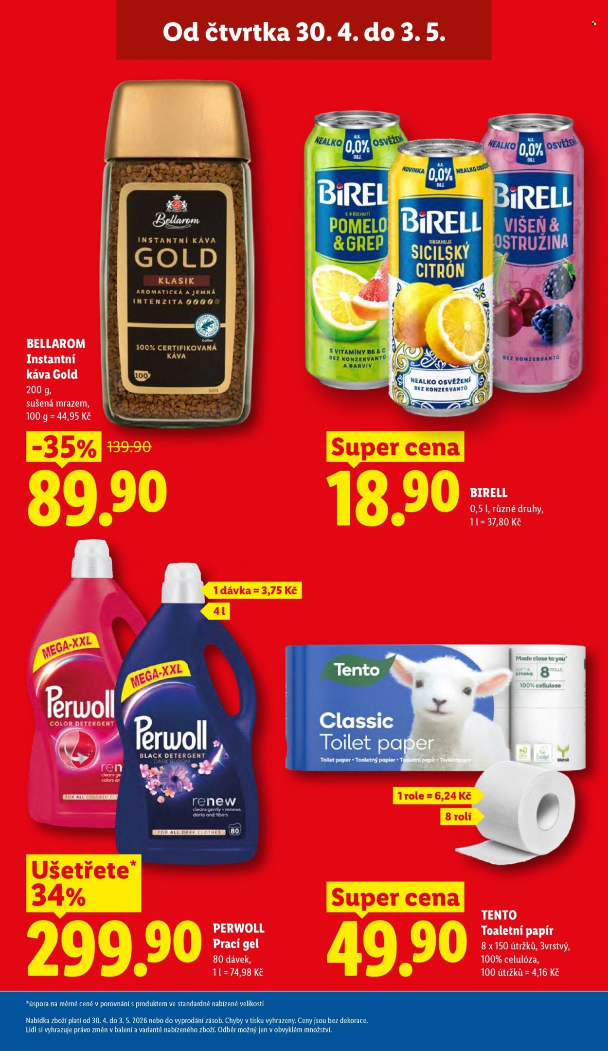 LIDL leták - Od čtvrtka 30.4.2026 (2026-04-30 - 2026-05-03)