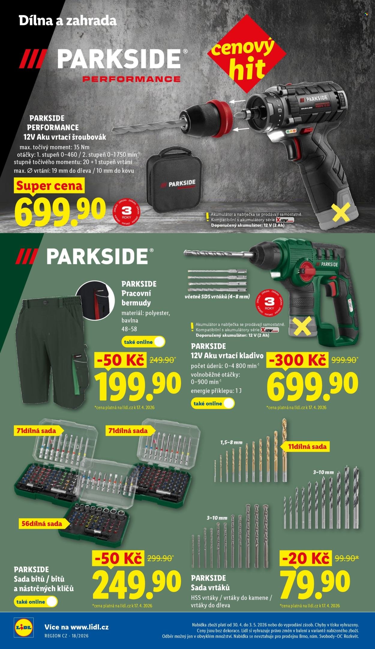 LIDL leták - Od čtvrtka 30.4.2026 (2026-04-30 - 2026-05-03)