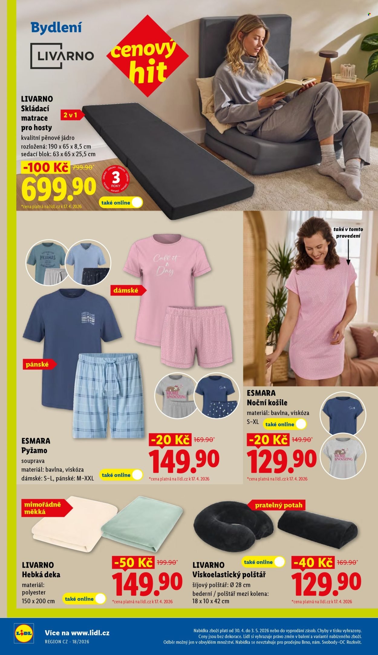 LIDL leták - Od čtvrtka 30.4.2026 (2026-04-30 - 2026-05-03)
