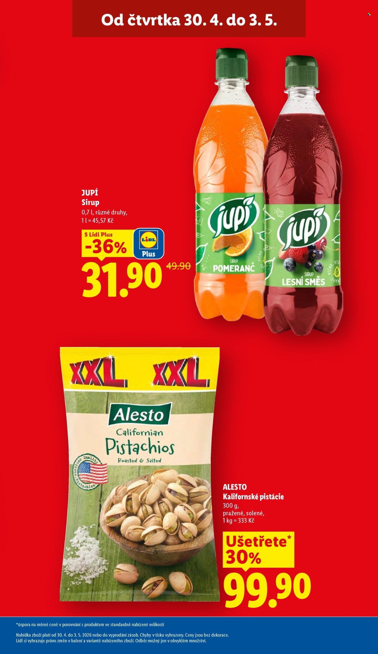 LIDL leták - Od čtvrtka 30.4.2026 (2026-04-30 - 2026-05-03)