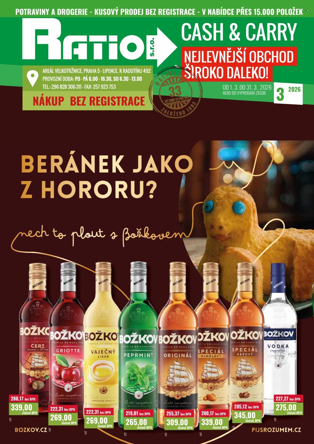 RATIO leták - Od neděle 1.3.2026 (2026-03-01 - 2026-03-31)