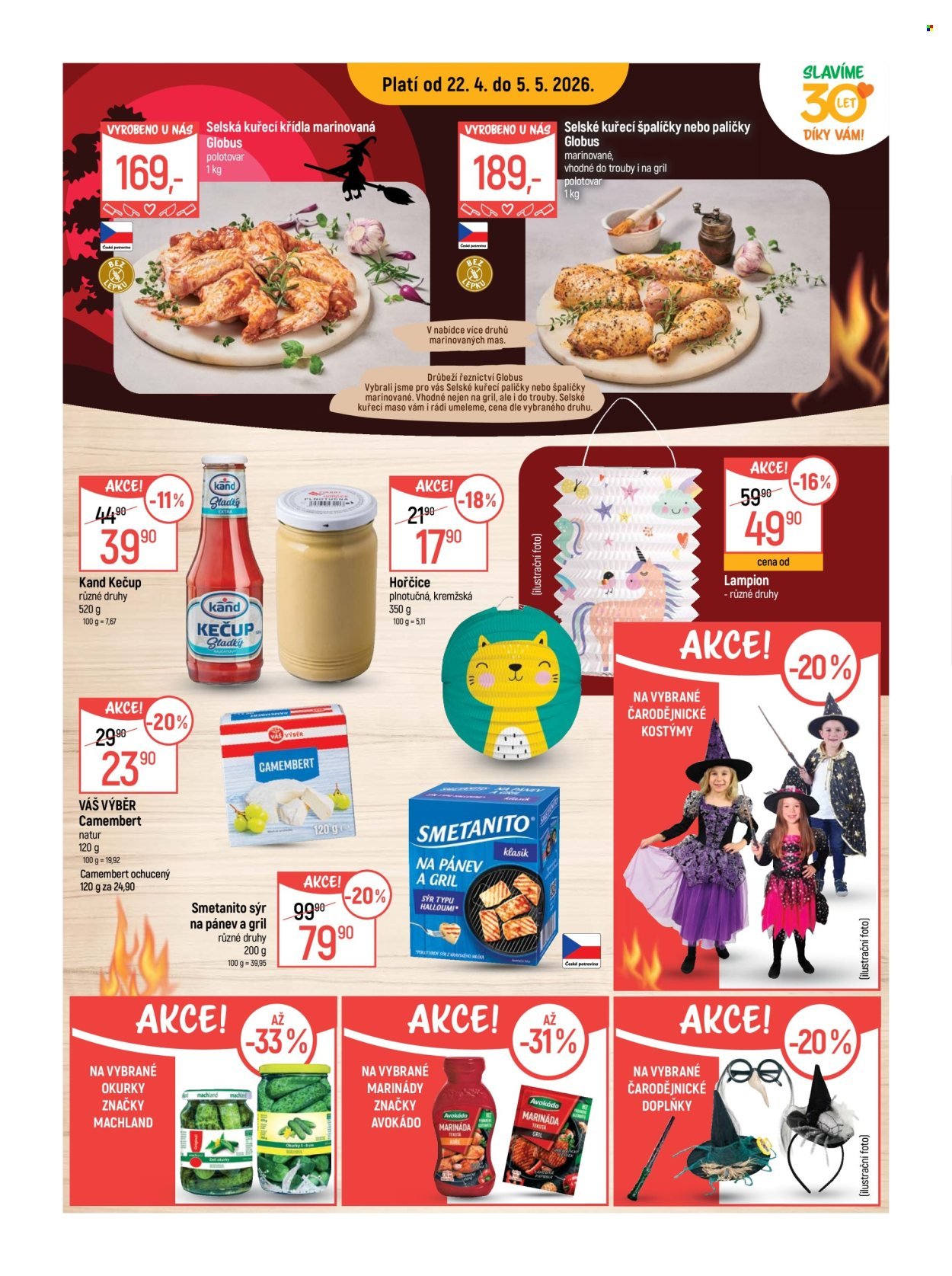 GLOBUS leták - Od středy 22.4.2026 (2026-04-22 - 2026-04-28)