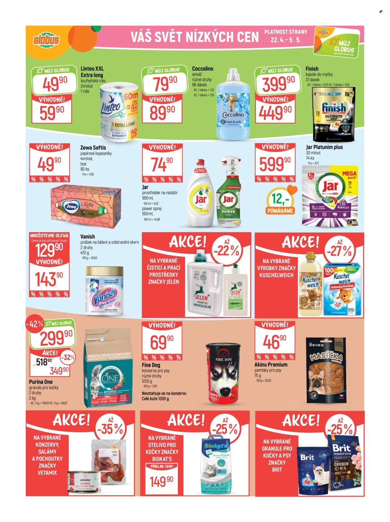 GLOBUS leták - Od středy 22.4.2026 (2026-04-22 - 2026-04-28)