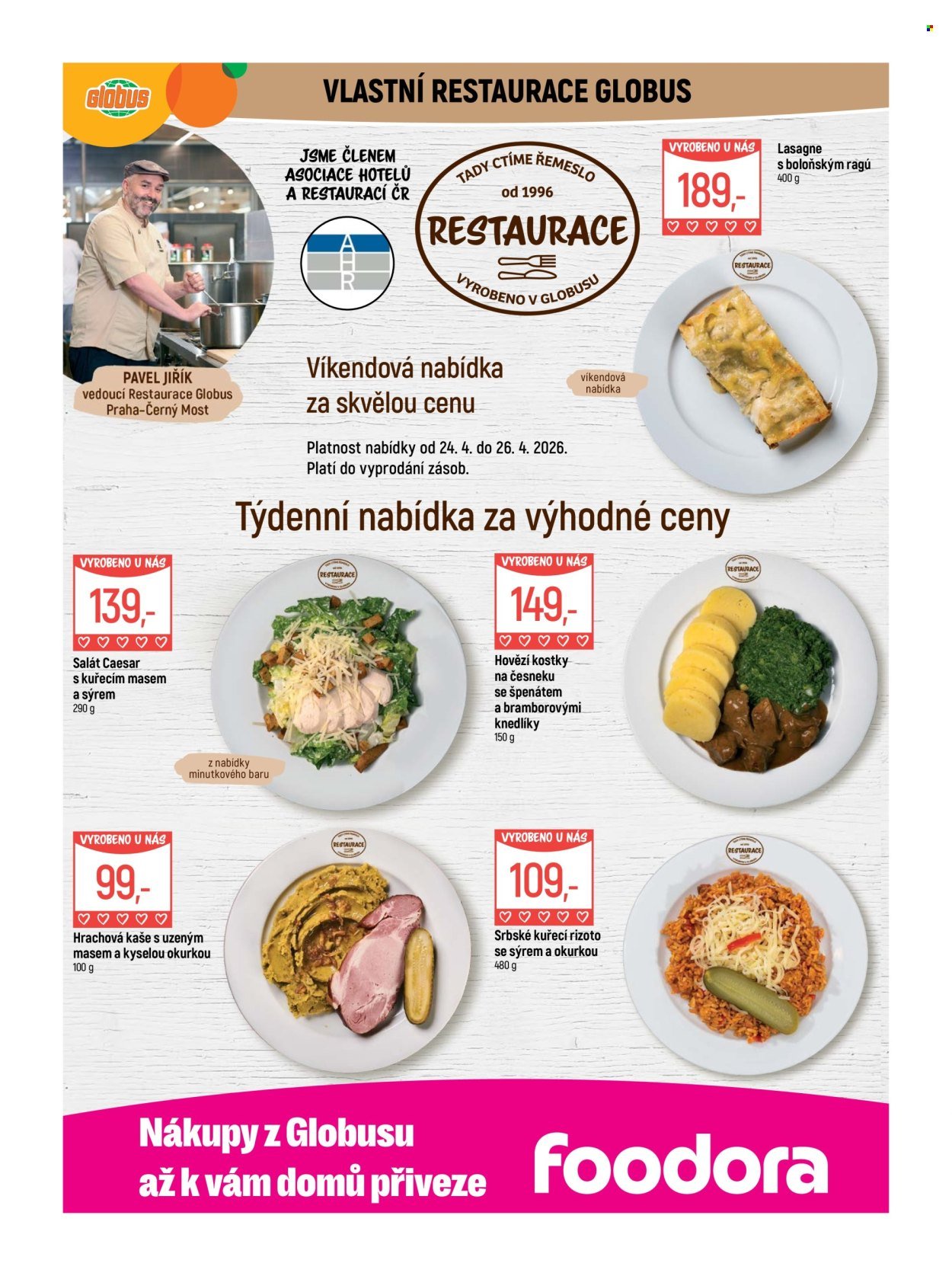 GLOBUS leták - Od středy 22.4.2026 (2026-04-22 - 2026-04-28)