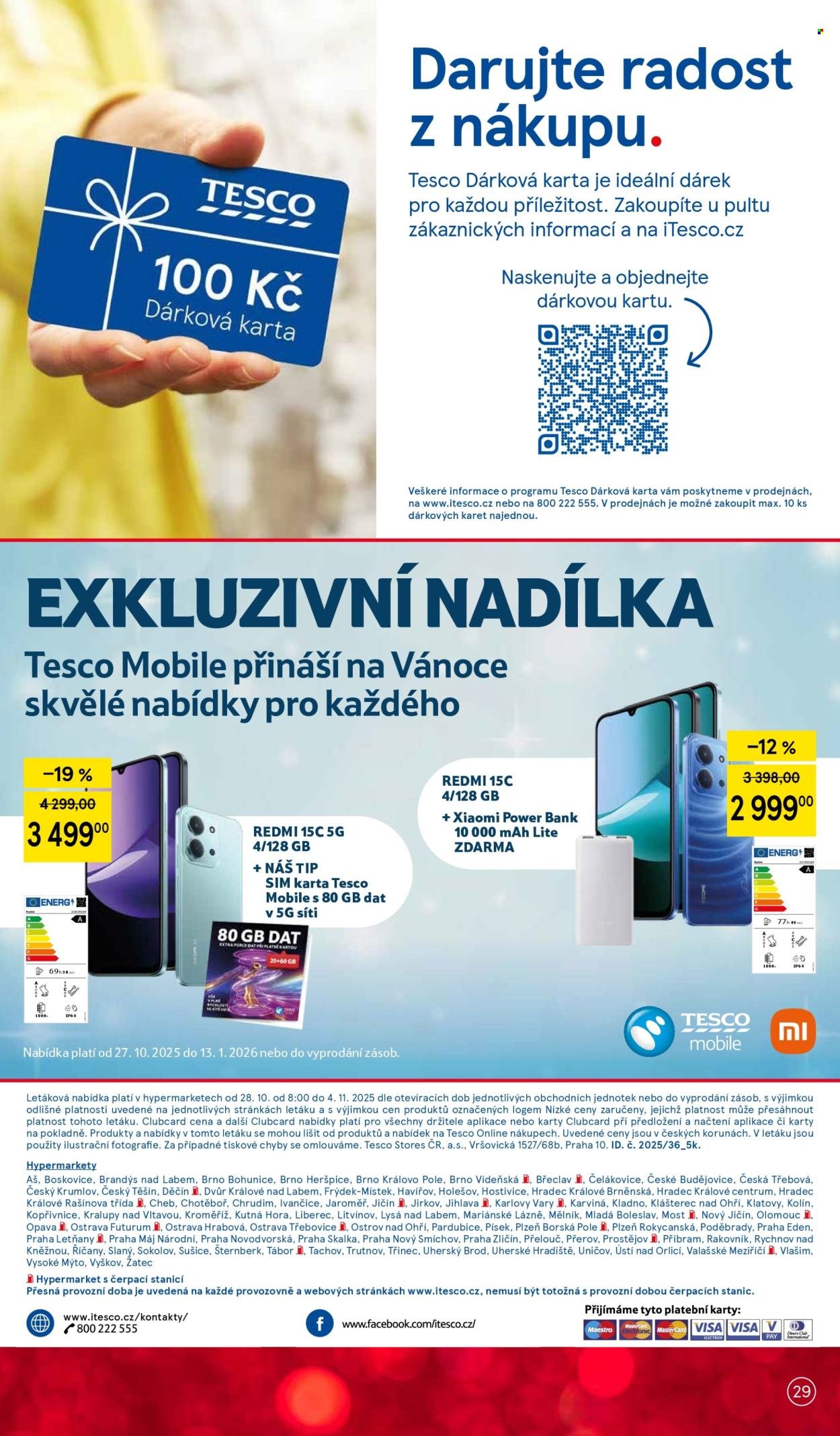 TESCO leták - Od středy 29.10.2025 (2025-10-29 - 2025-11-04)