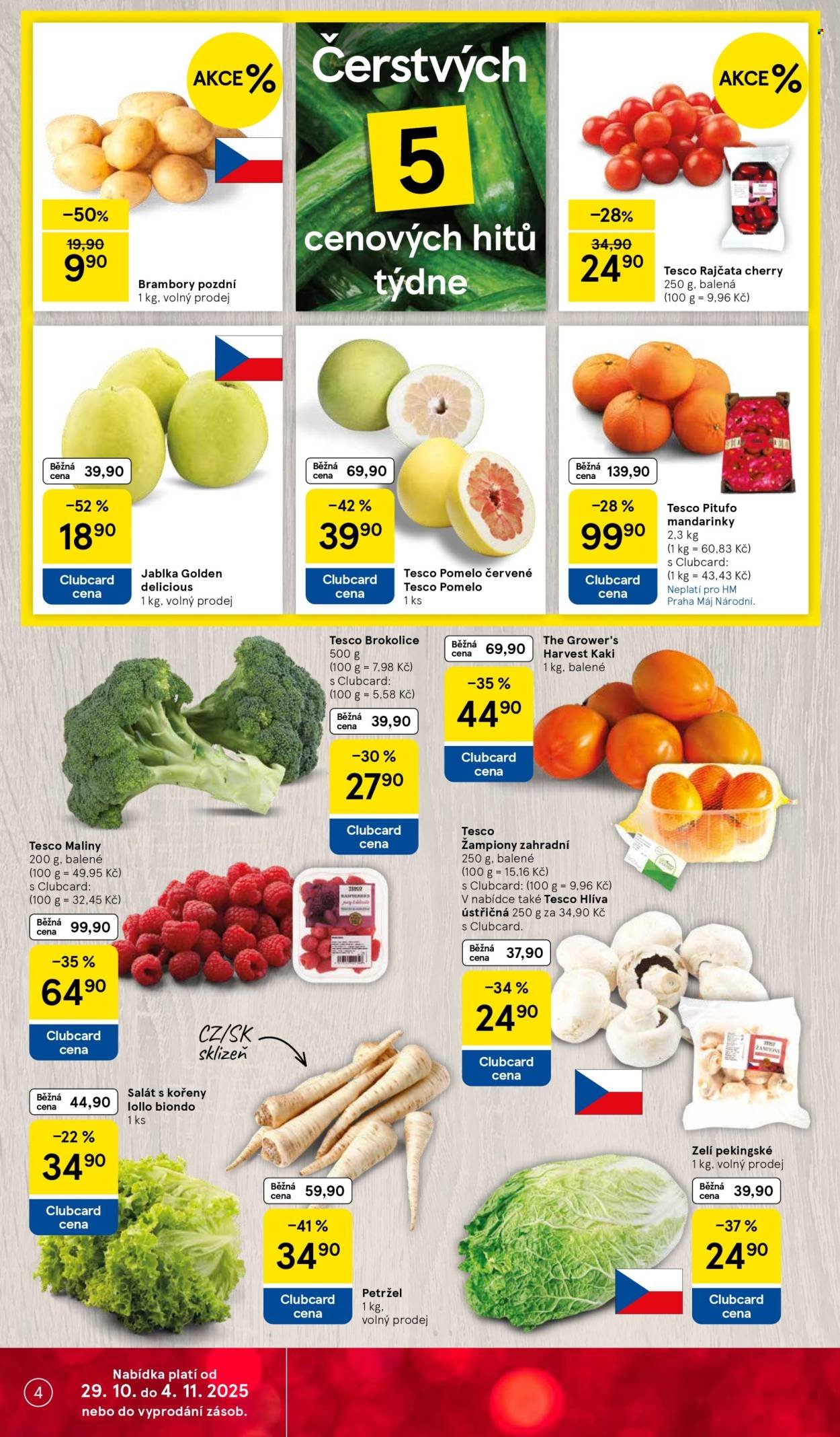 TESCO leták - Od středy 29.10.2025 (2025-10-29 - 2025-11-04)