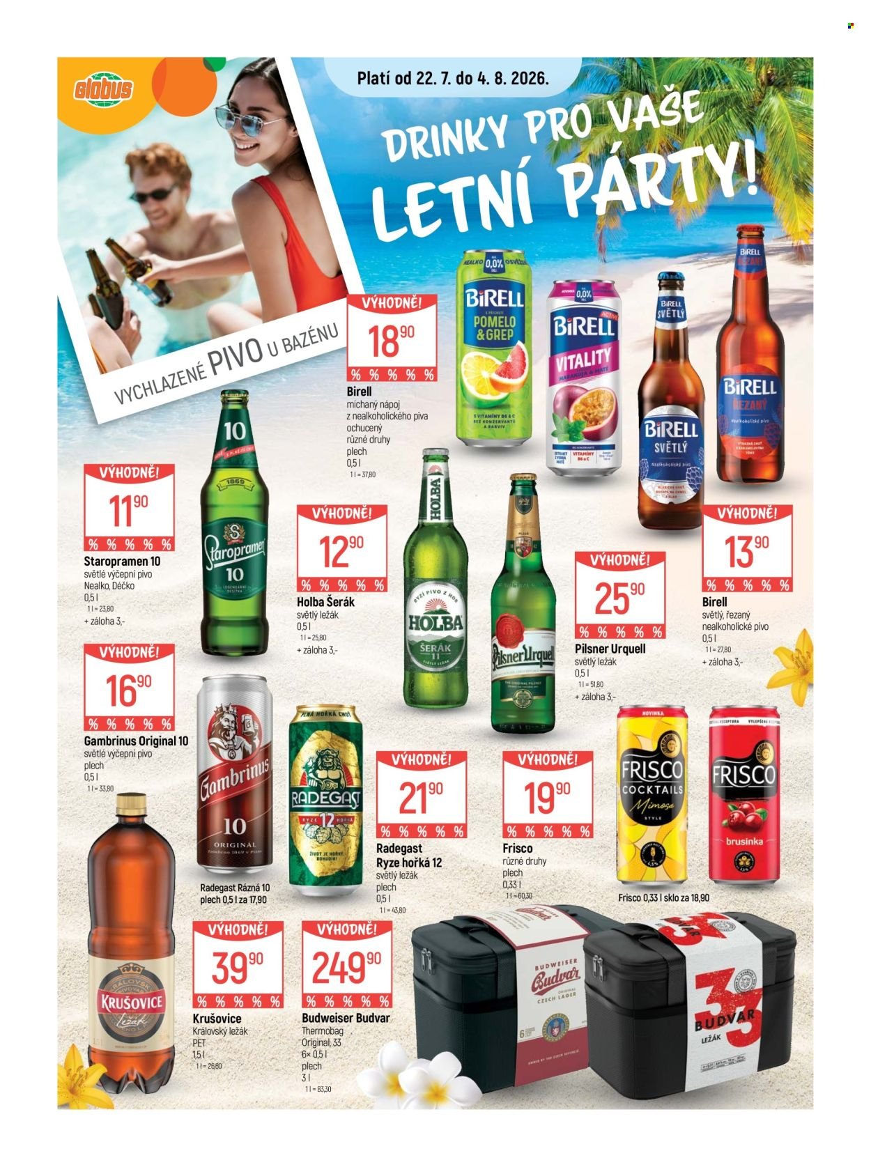GLOBUS leták - Od středy 22.7.2026