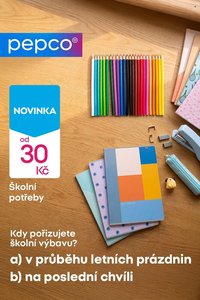 PEPCO leták - Kdy pořizujete školní výbavu?