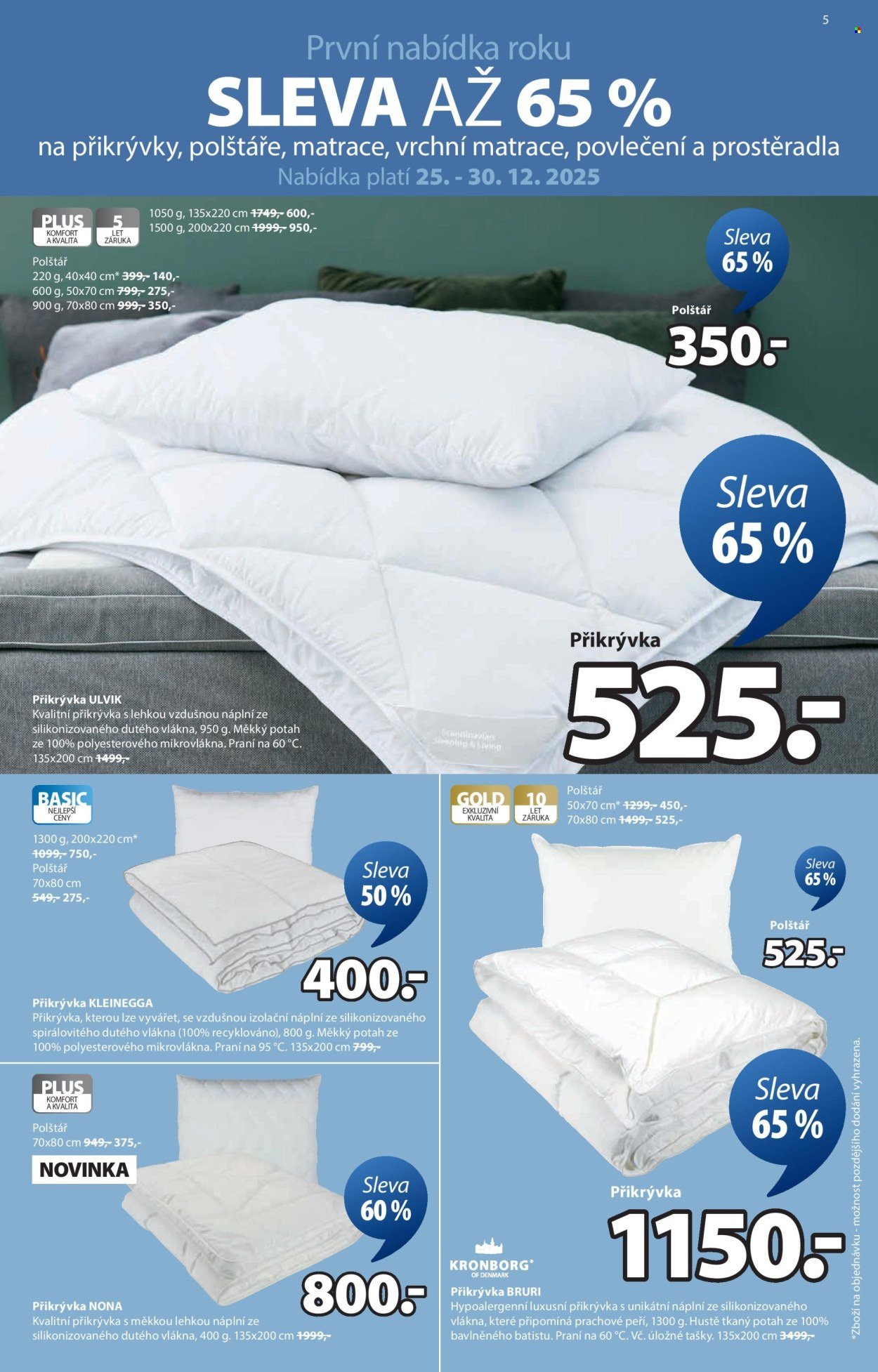 JYSK leták - Výprodej a další skvělé nabídky (2025-12-25 - 2026-02-03)