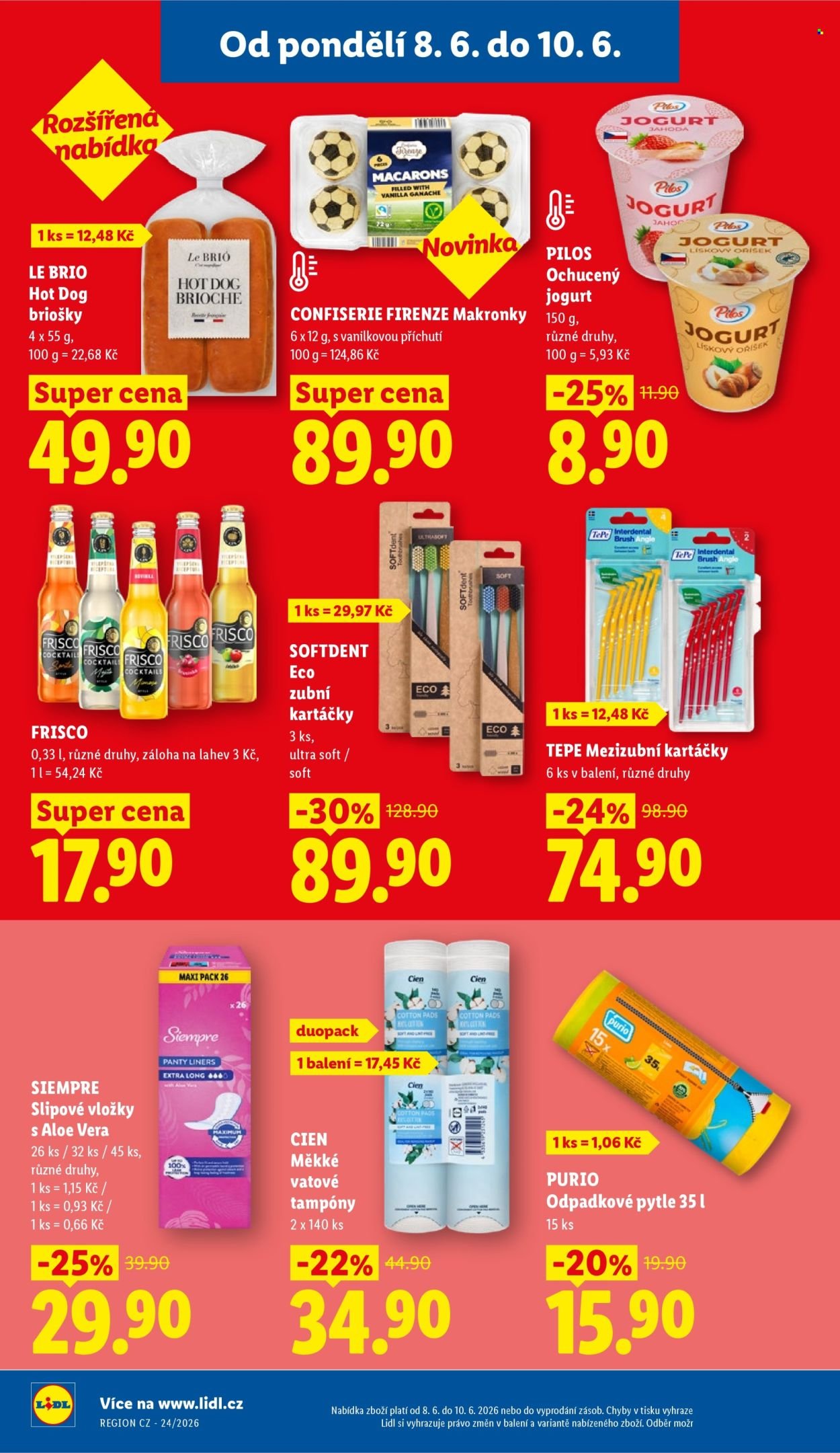 LIDL leták - Od pondělí 8.6.2026
