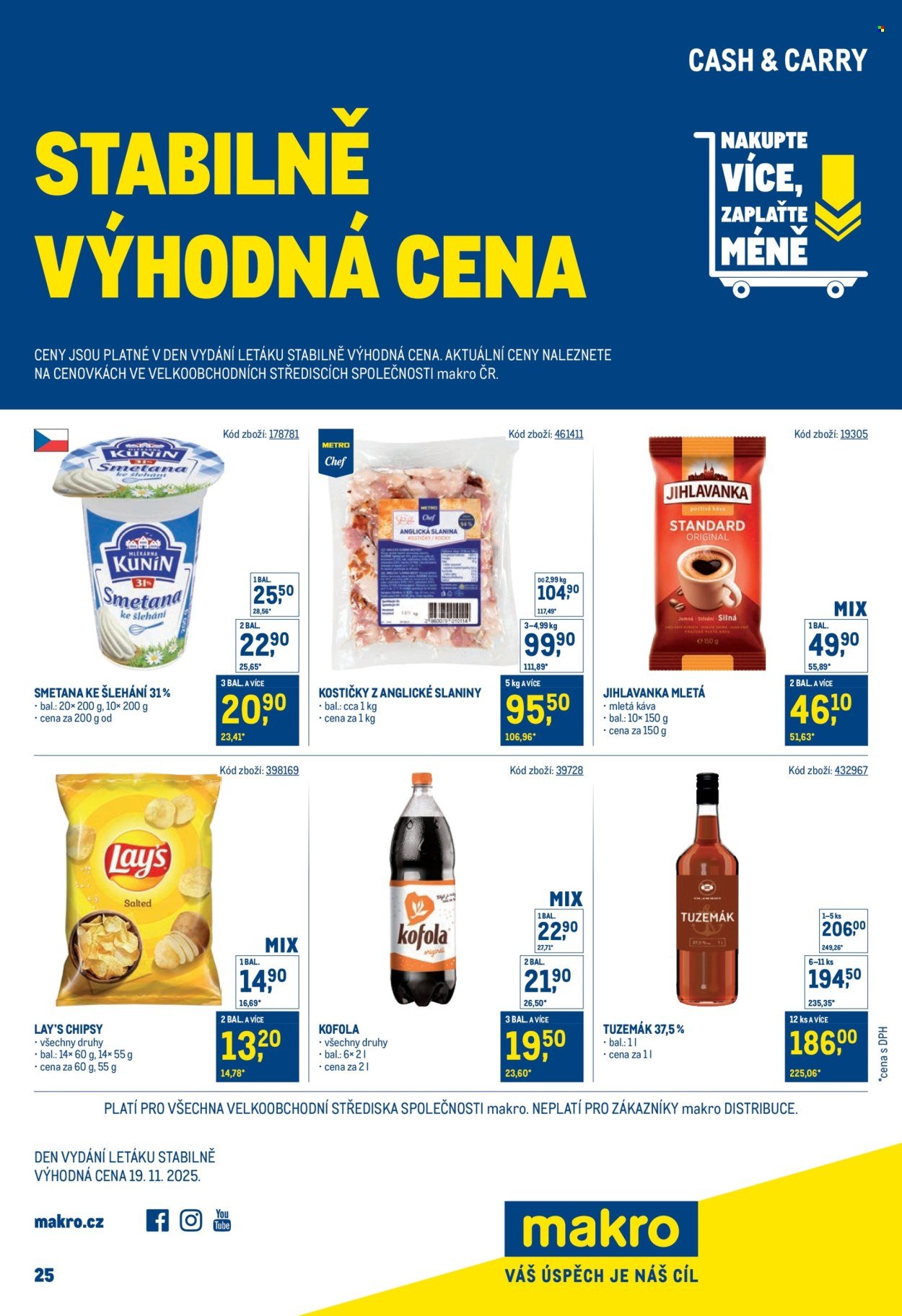 MAKRO leták - Stabilně výhodná cena (2025-11-19 - 2026-01-27)