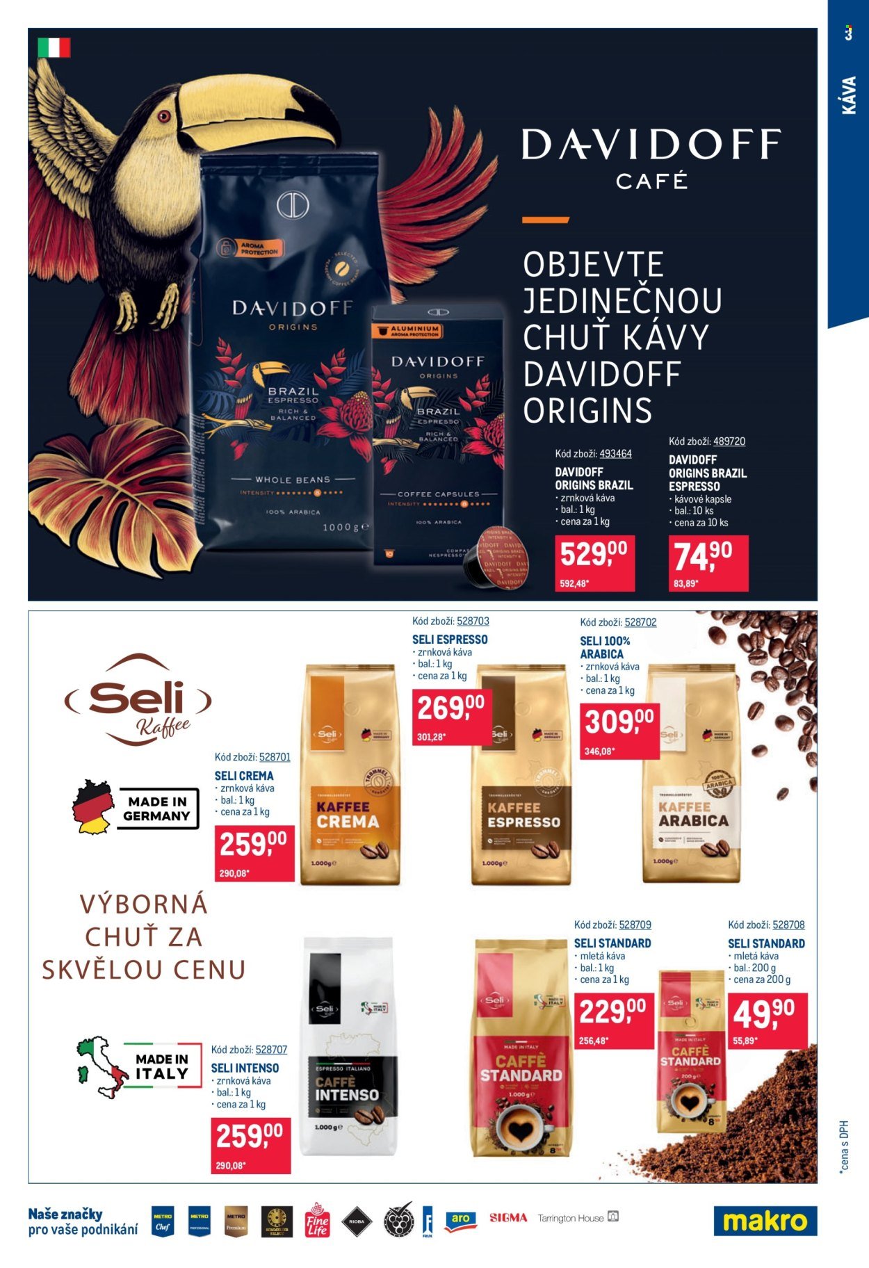 MAKRO leták - Káva