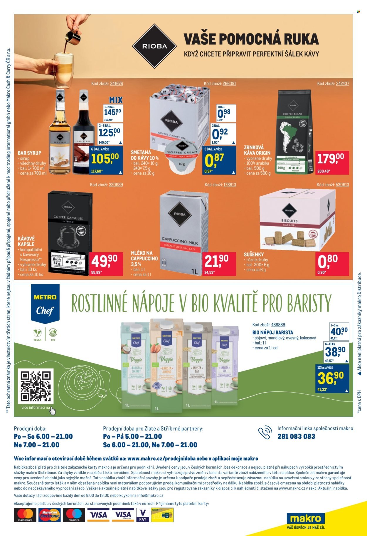 MAKRO leták - Káva