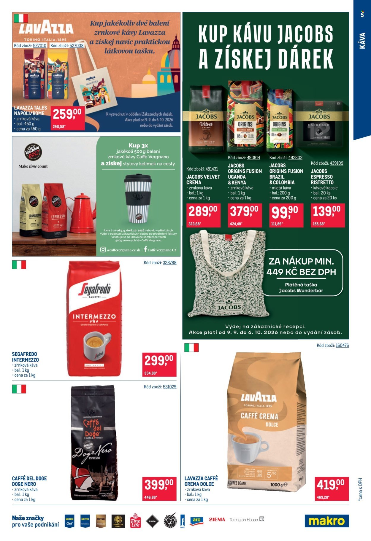 MAKRO leták - Káva