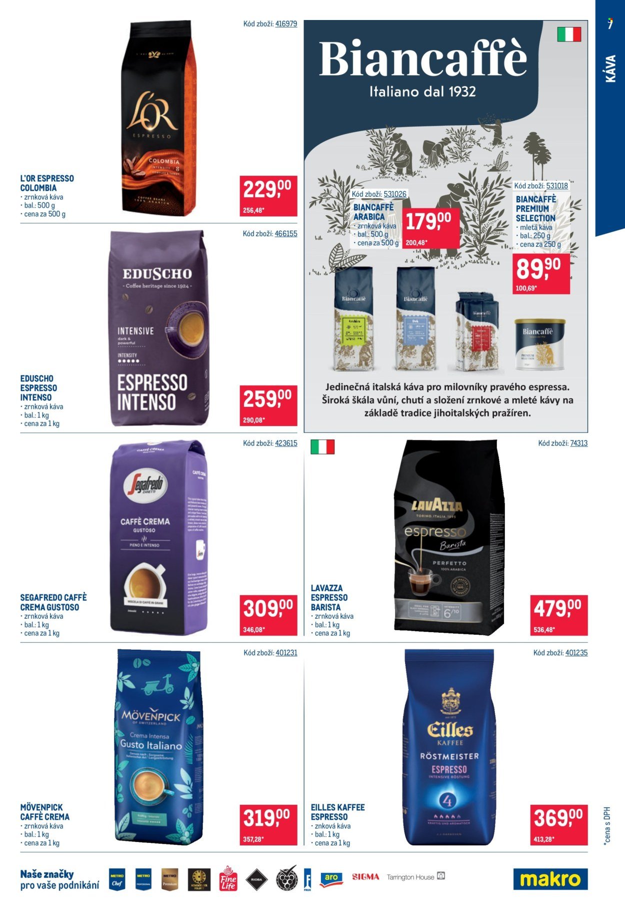 MAKRO leták - Káva