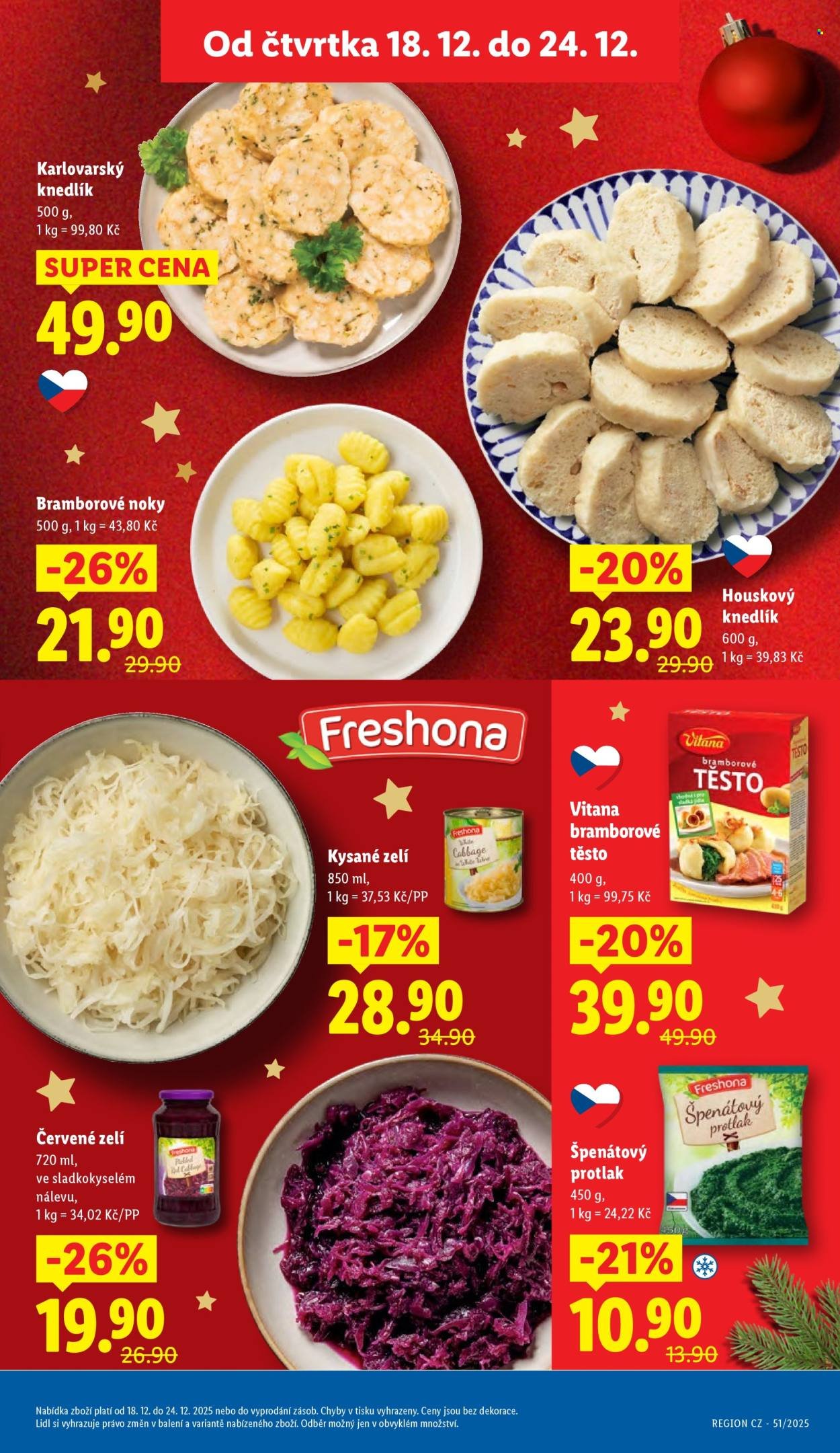 LIDL leták - Od čtvrtka 18.12.2025 (2025-12-18 - 2025-12-21)