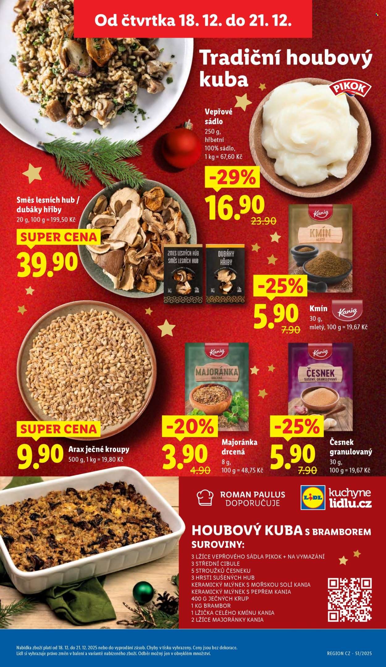 LIDL leták - Od čtvrtka 18.12.2025 (2025-12-18 - 2025-12-21)