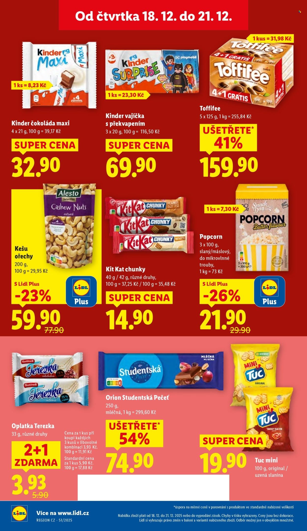 LIDL leták - Od čtvrtka 18.12.2025 (2025-12-18 - 2025-12-21)