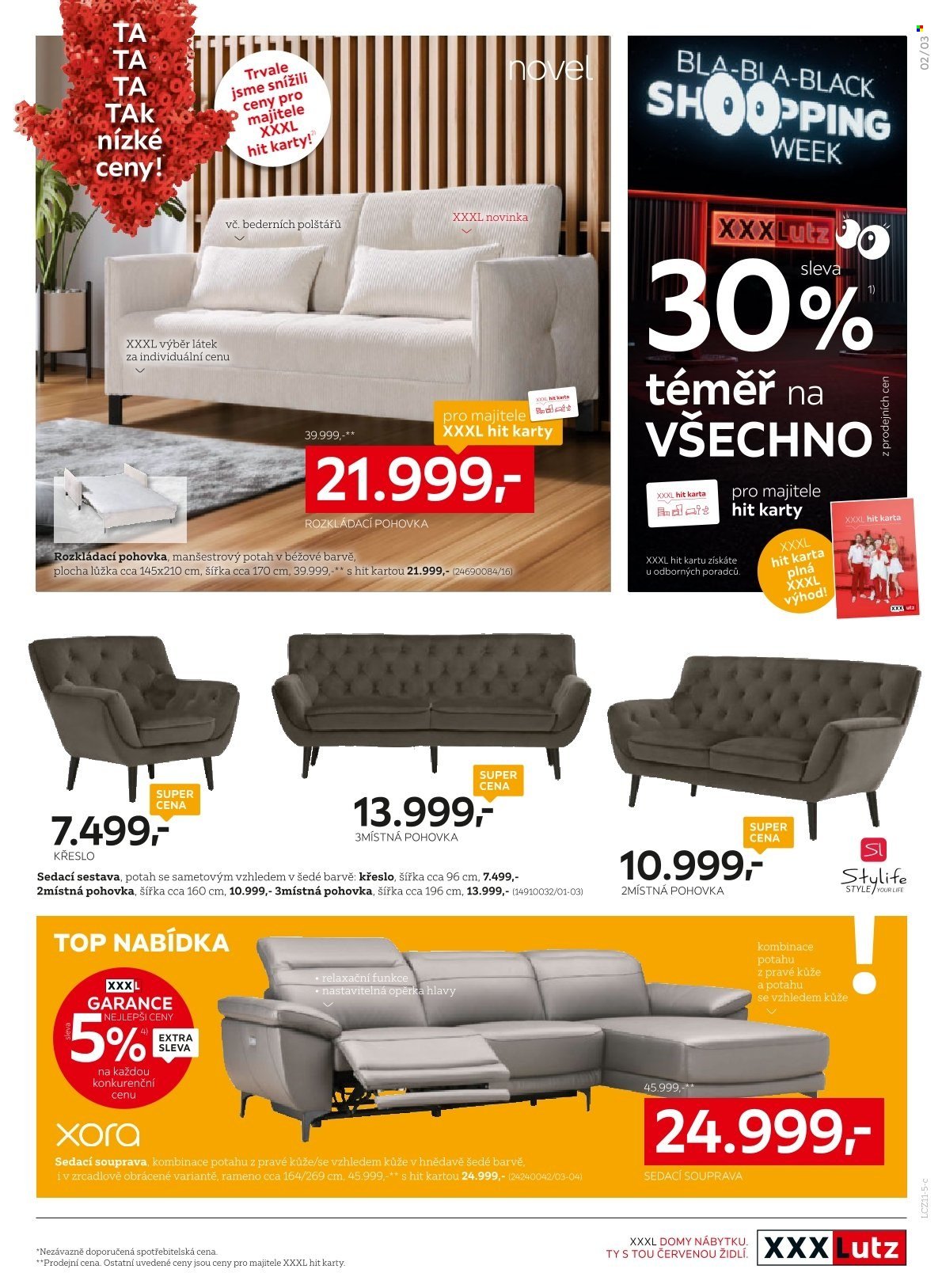 XXXLUTZ leták - Sleva 30 % na téměř vše (2025-11-24 - 2025-12-07)