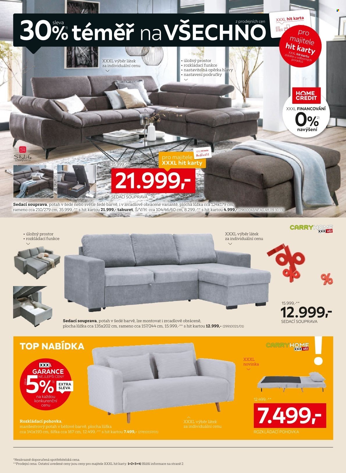 XXXLUTZ leták - Sleva 30 % na téměř vše (2025-11-24 - 2025-12-07)