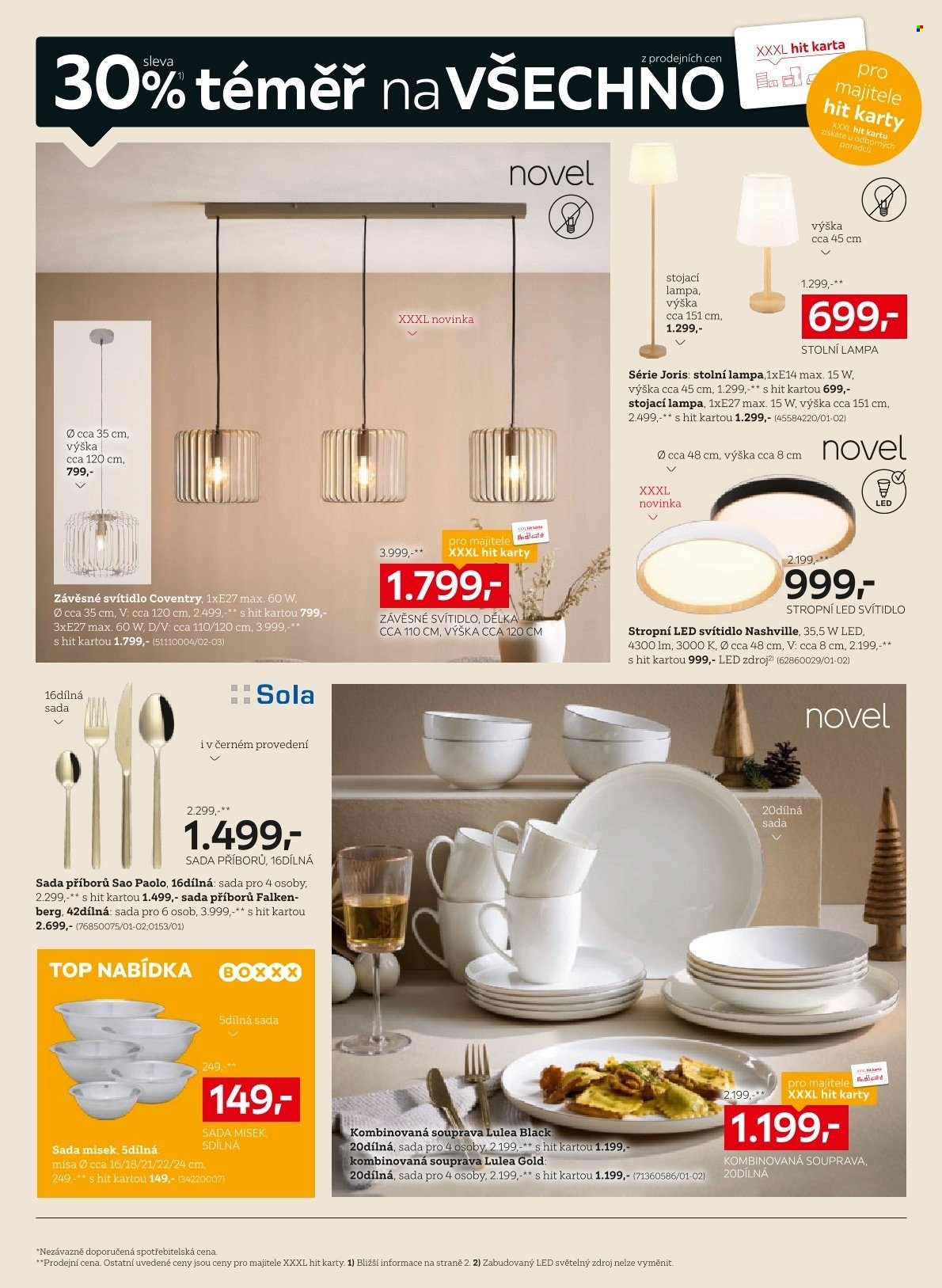 XXXLUTZ leták - Sleva 30 % na téměř vše (2025-11-24 - 2025-12-07)