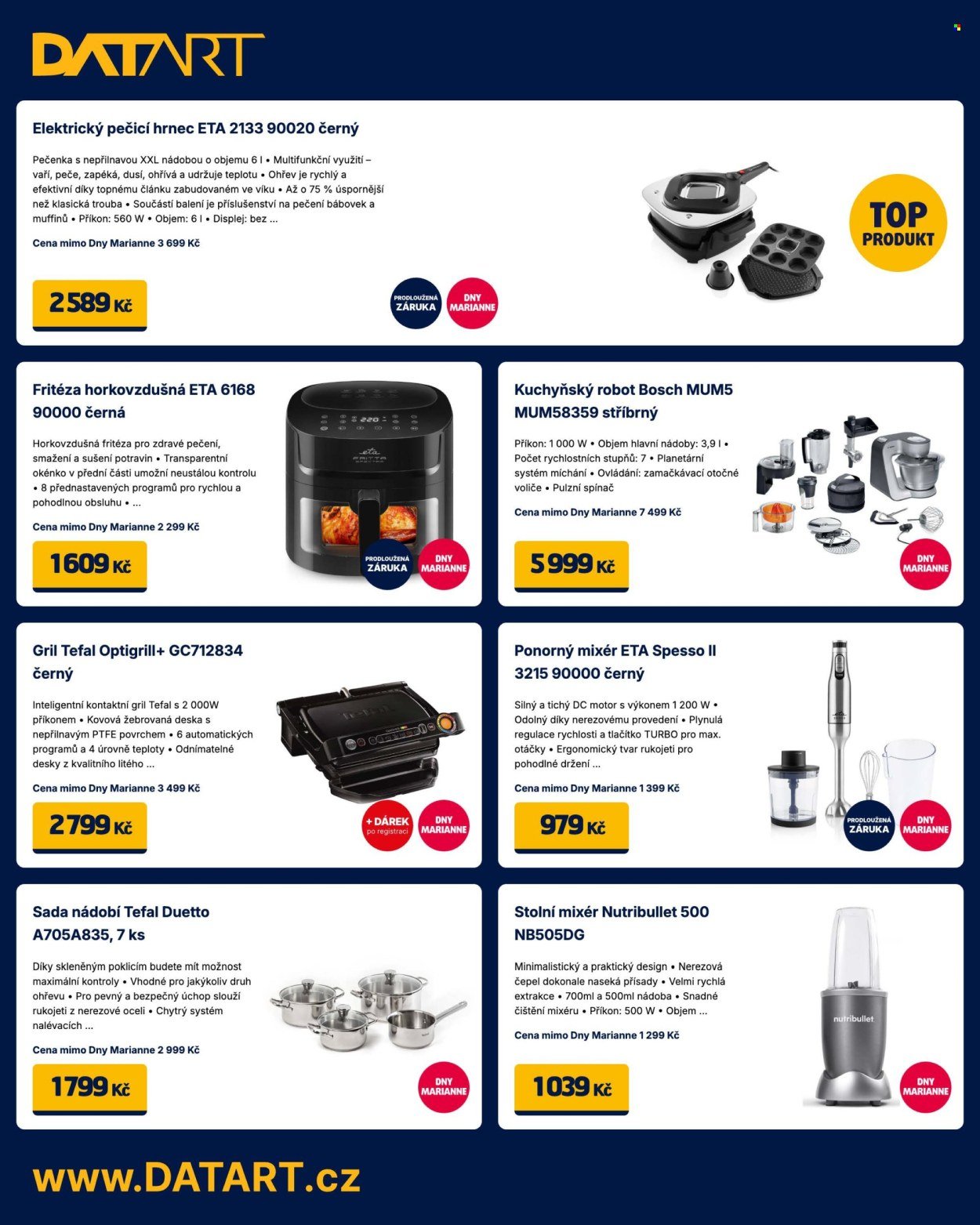 DATART leták - Dny Marianne (2026-04-17 - 2026-04-20)