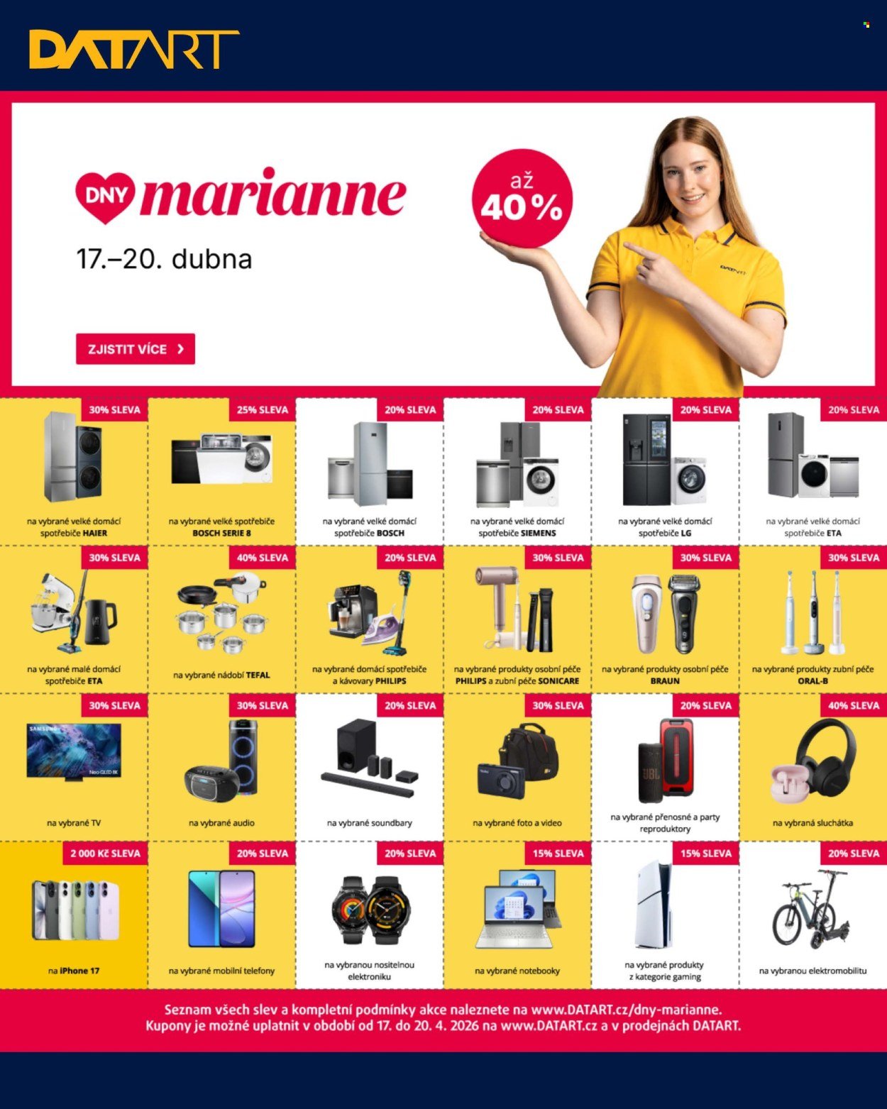 DATART leták - Dny Marianne (2026-04-17 - 2026-04-20)