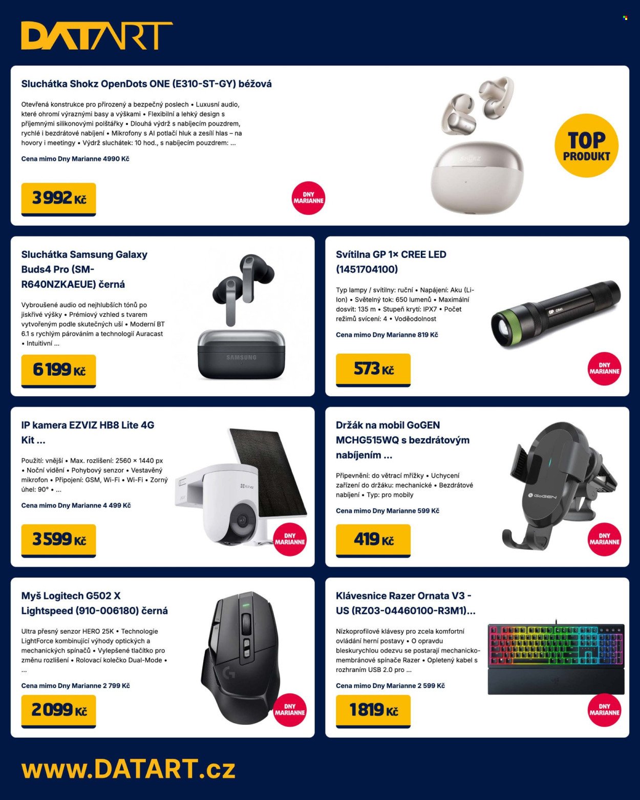 DATART leták - Dny Marianne (2026-04-17 - 2026-04-20)