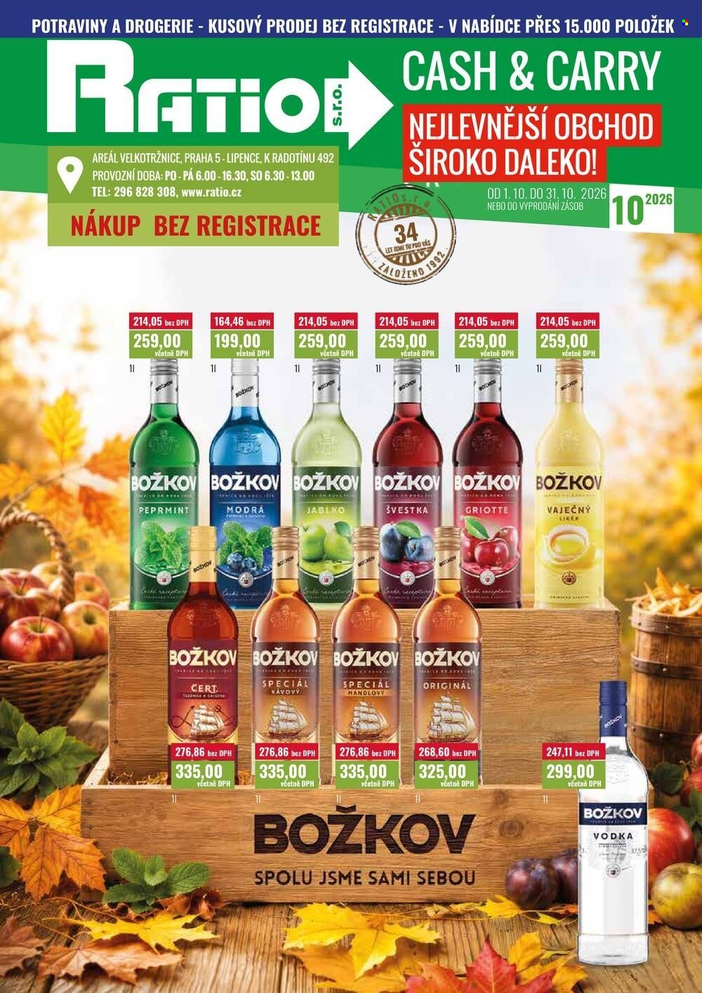 RATIO leták - Od čtvrtka 1.10.2026