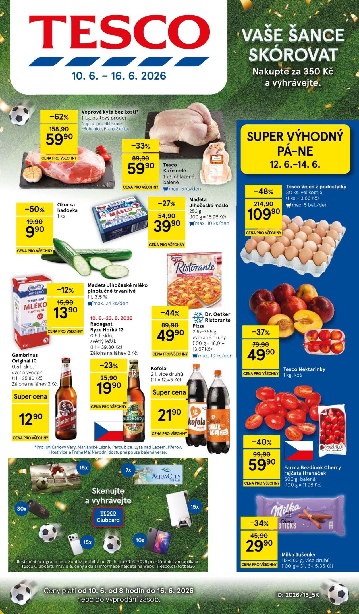 TESCO leták - Vaše šance skórovat