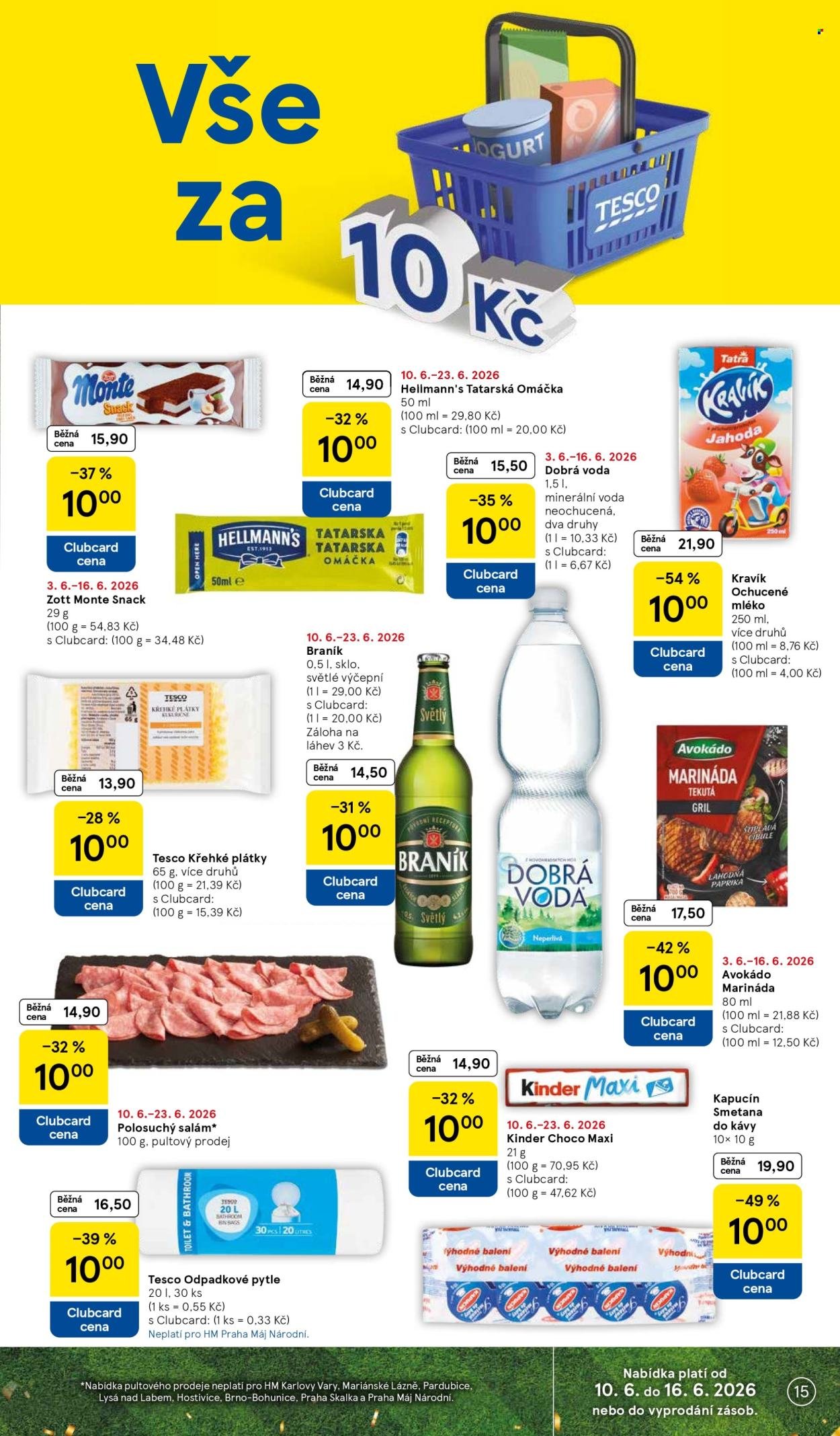 TESCO leták - Vaše šance skórovat