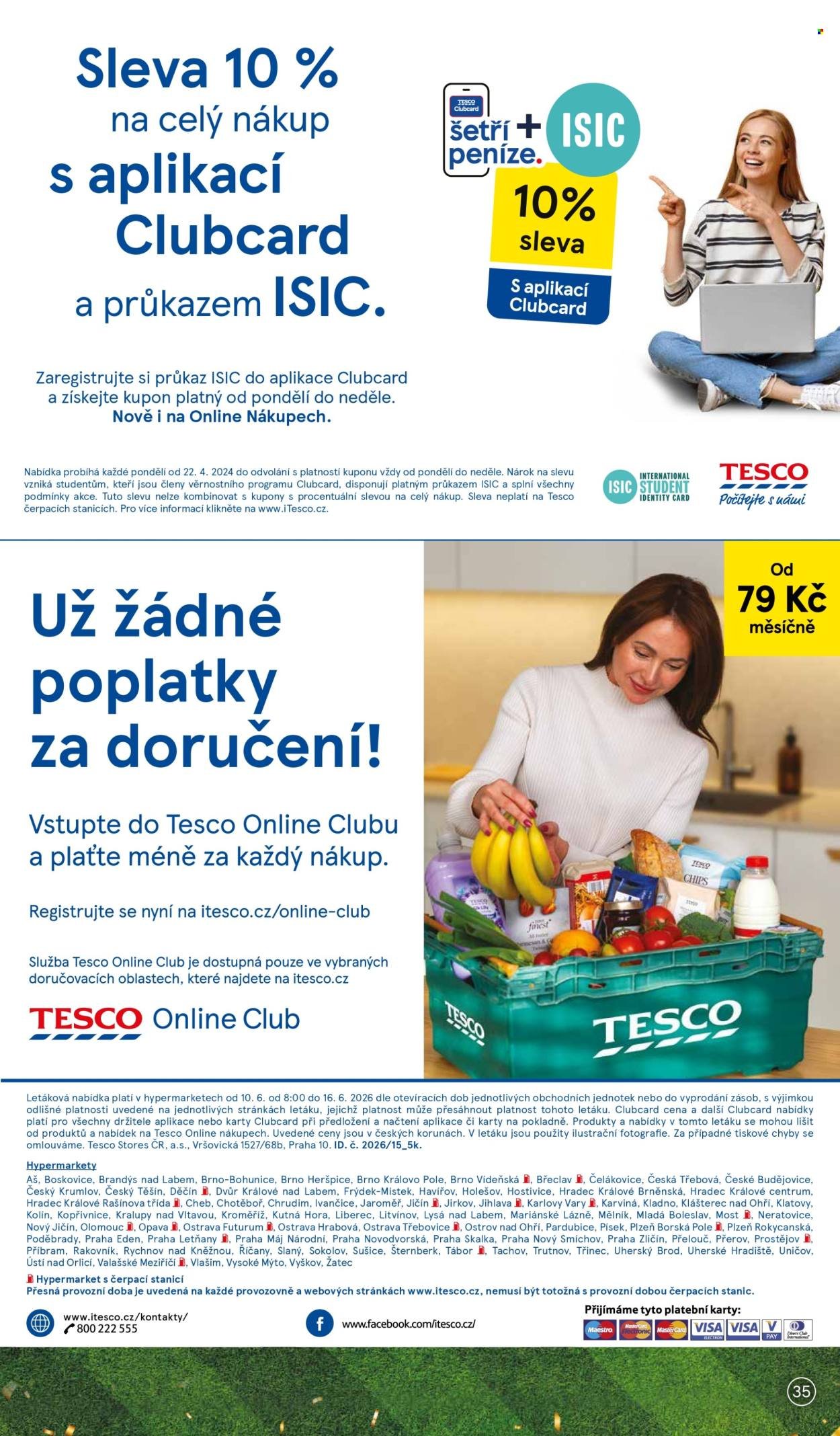 TESCO leták - Vaše šance skórovat