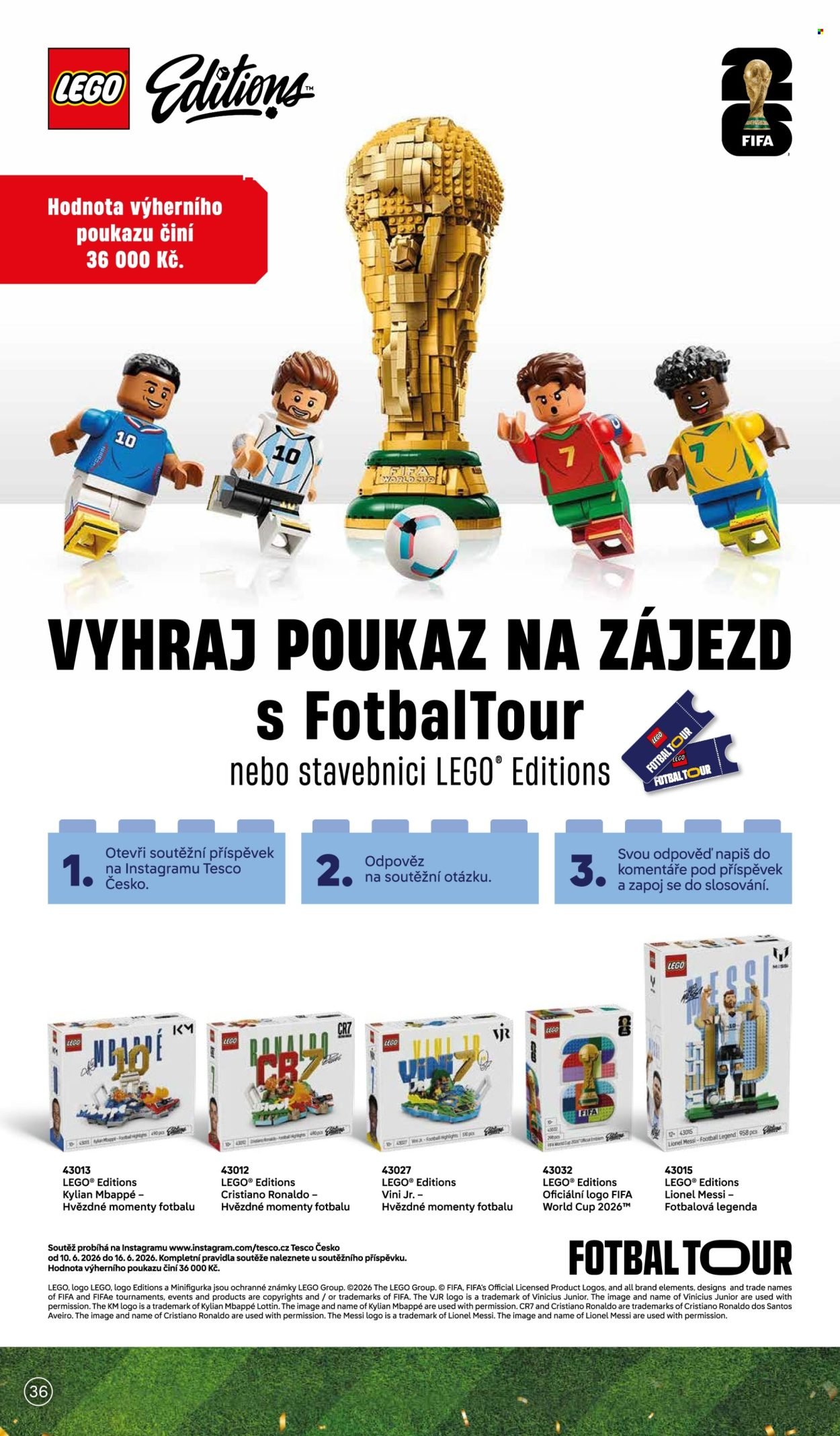 TESCO leták - Vaše šance skórovat