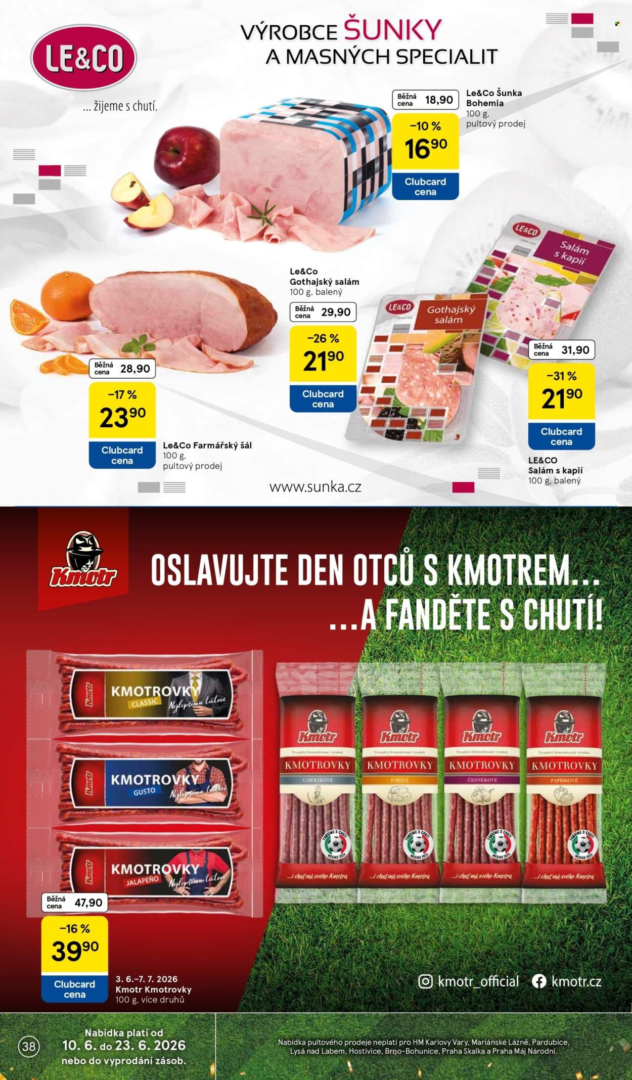TESCO leták - Vaše šance skórovat