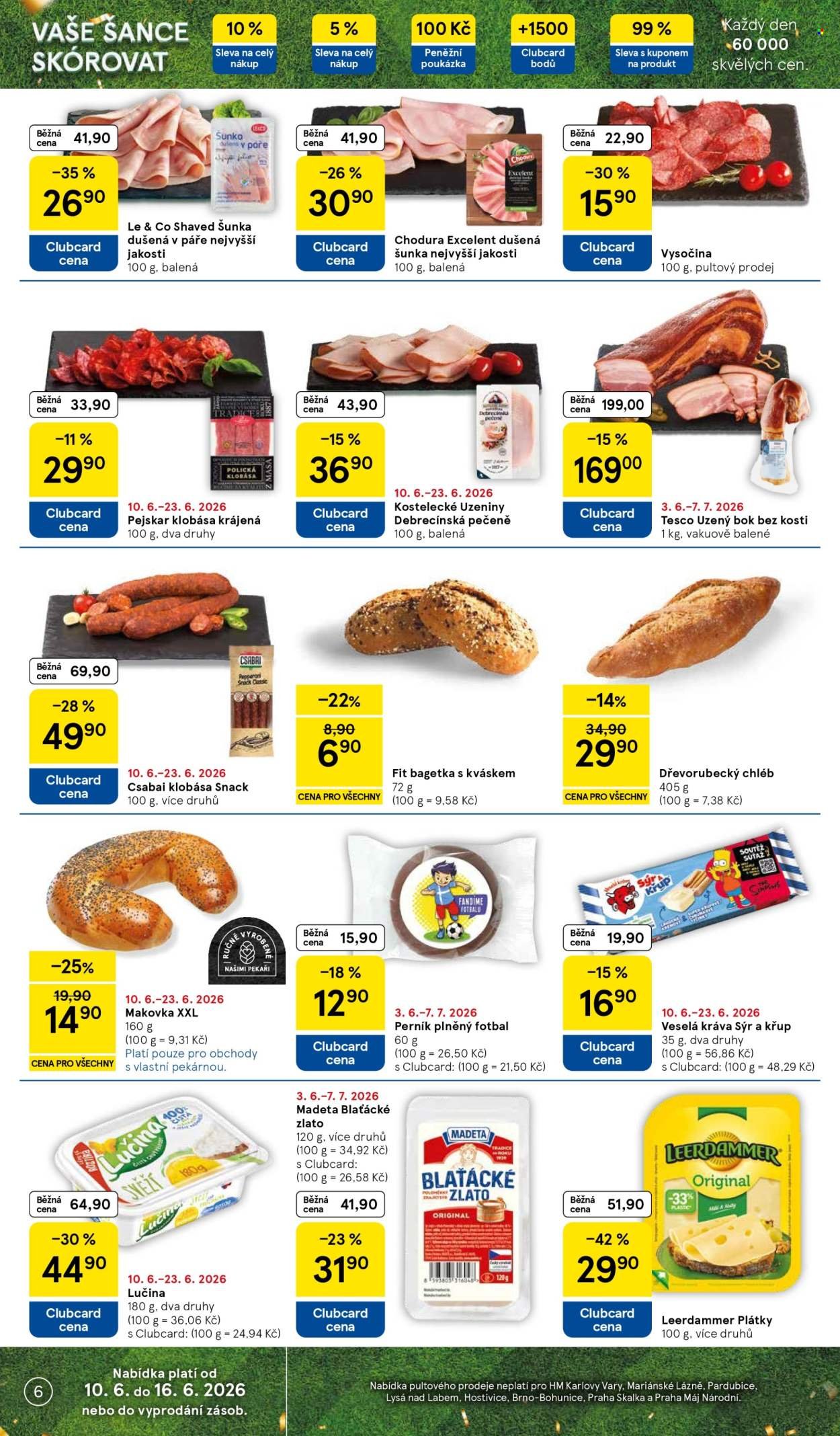 TESCO leták - Vaše šance skórovat