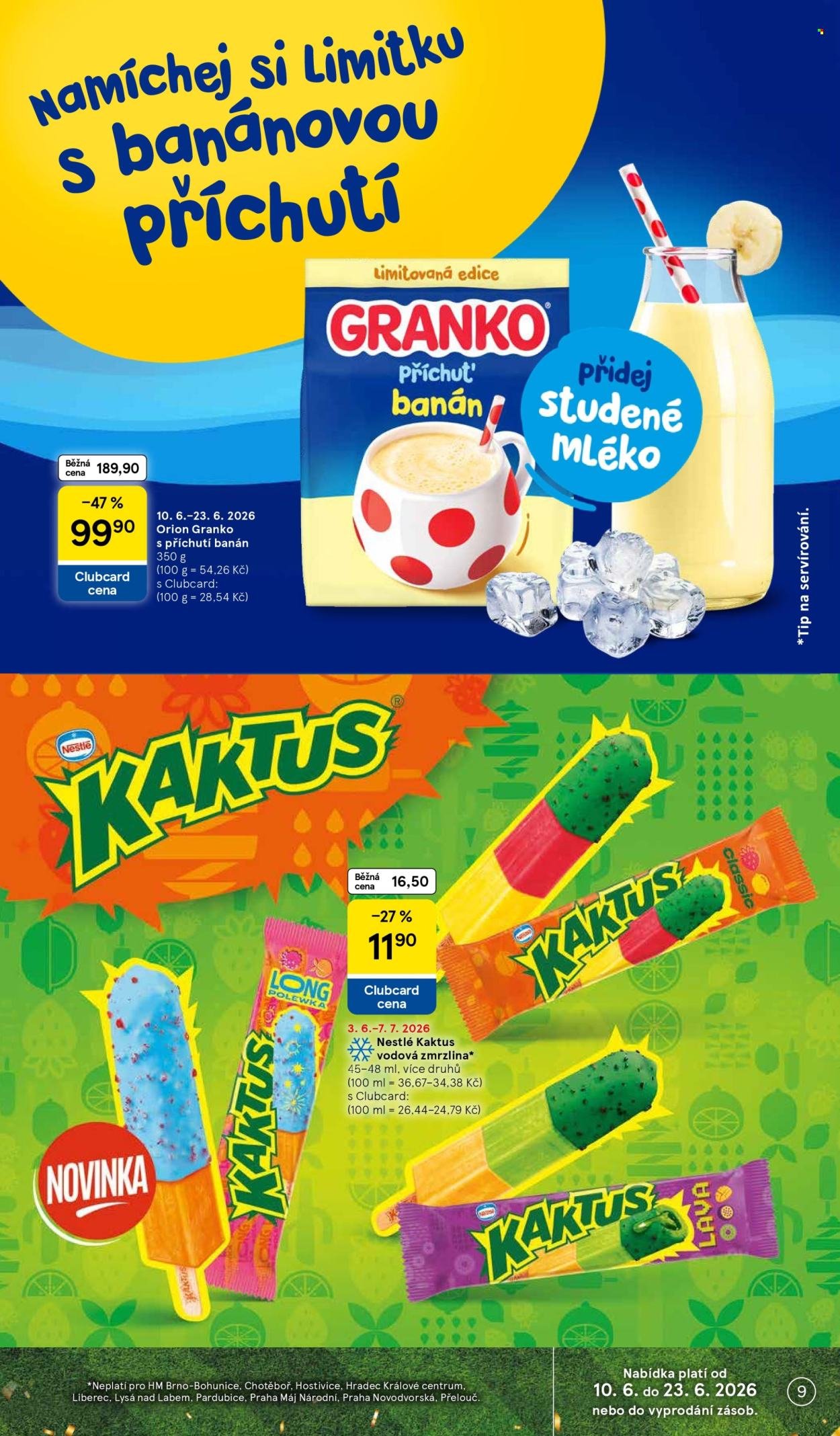 TESCO leták - Vaše šance skórovat